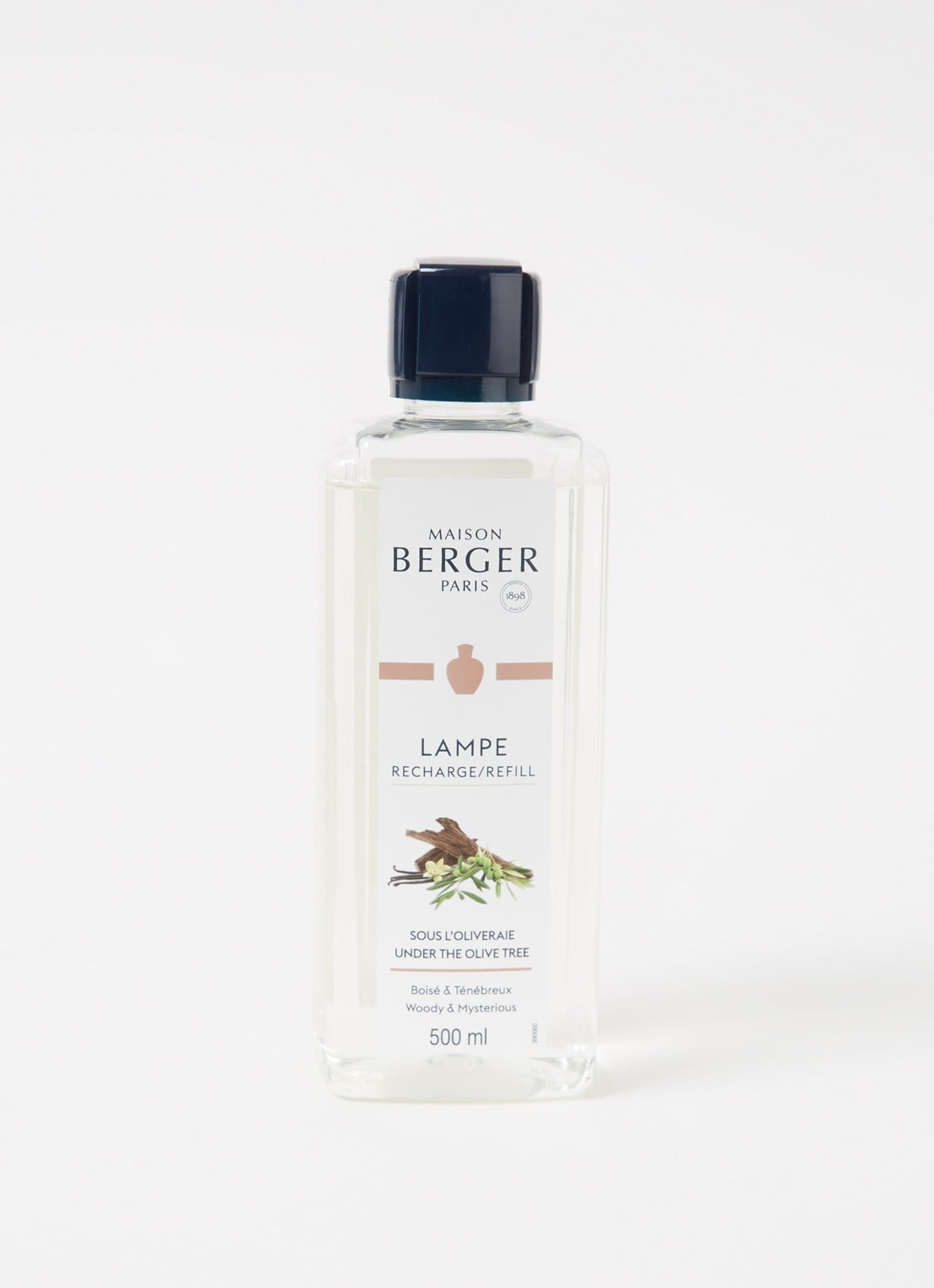 Maison Berger Sous L’Oliveraie navulling voor Lampe Berger 500 ml - voorkant 2 transparant