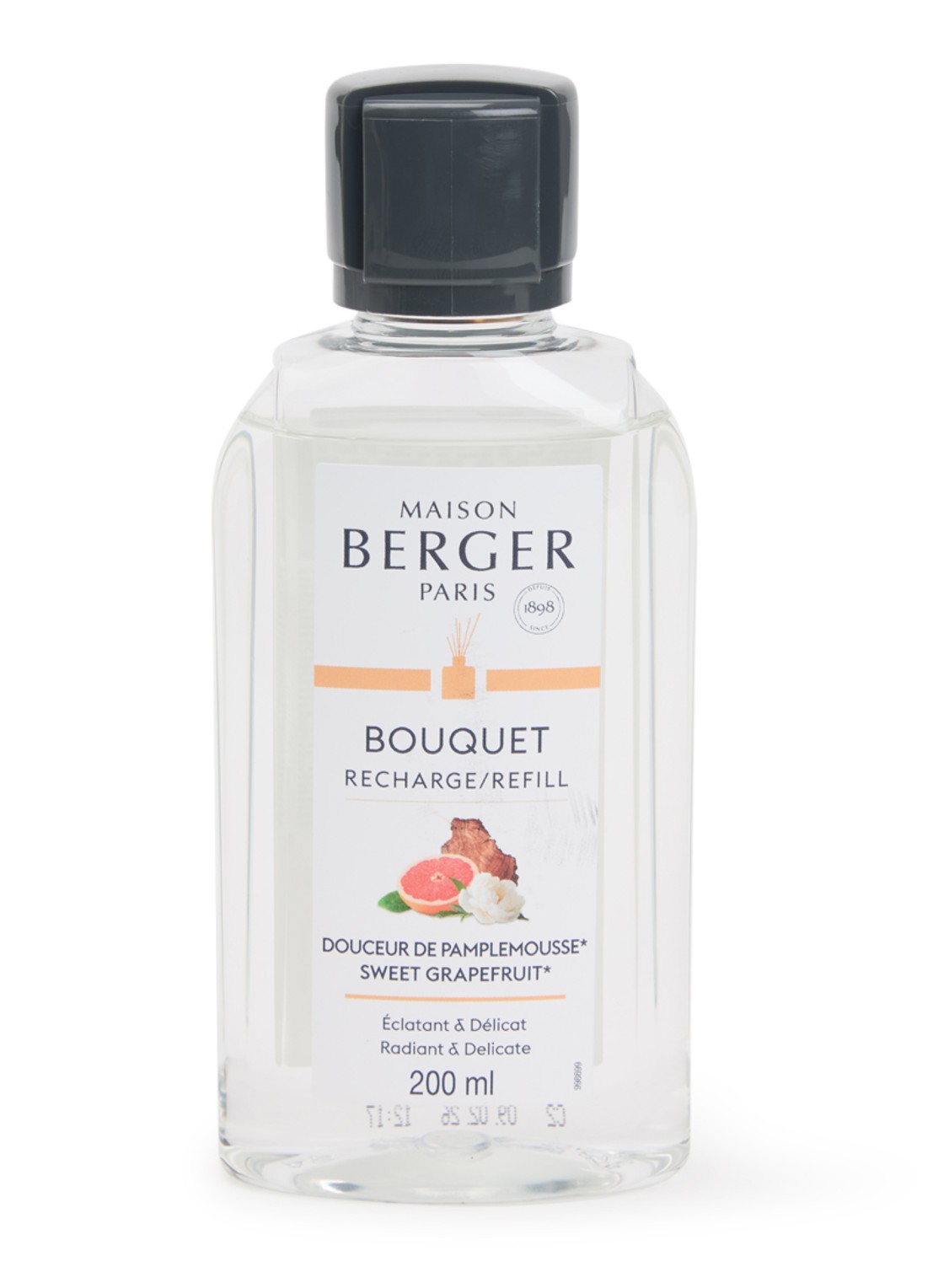 Maison Berger Sweet Grapefruit navulling voor Lampe Berger 200 ml  - voorkant wit