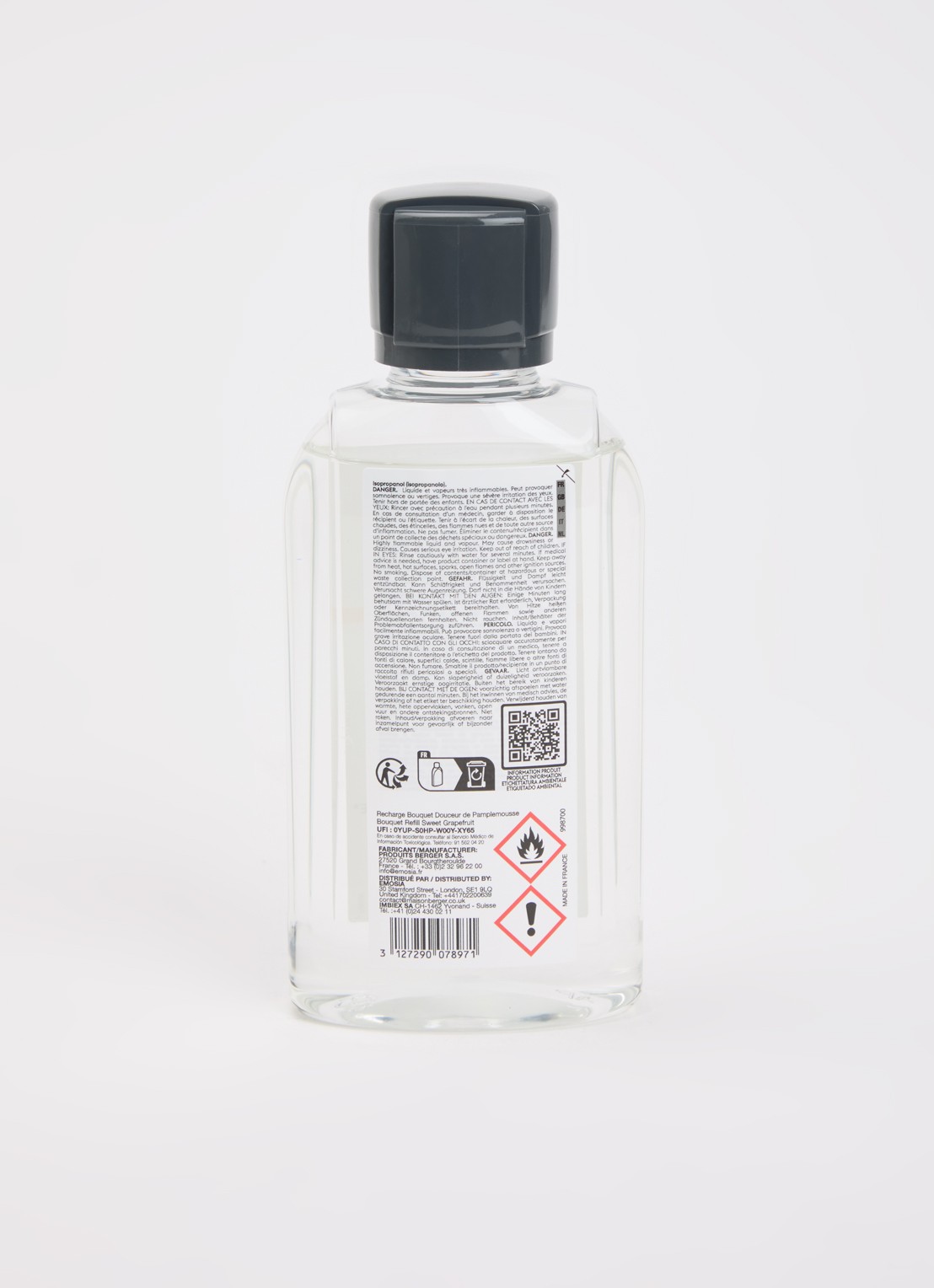 Maison Berger Sweet Grapefruit navulling voor Lampe Berger 200 ml  - voorkant 2 wit