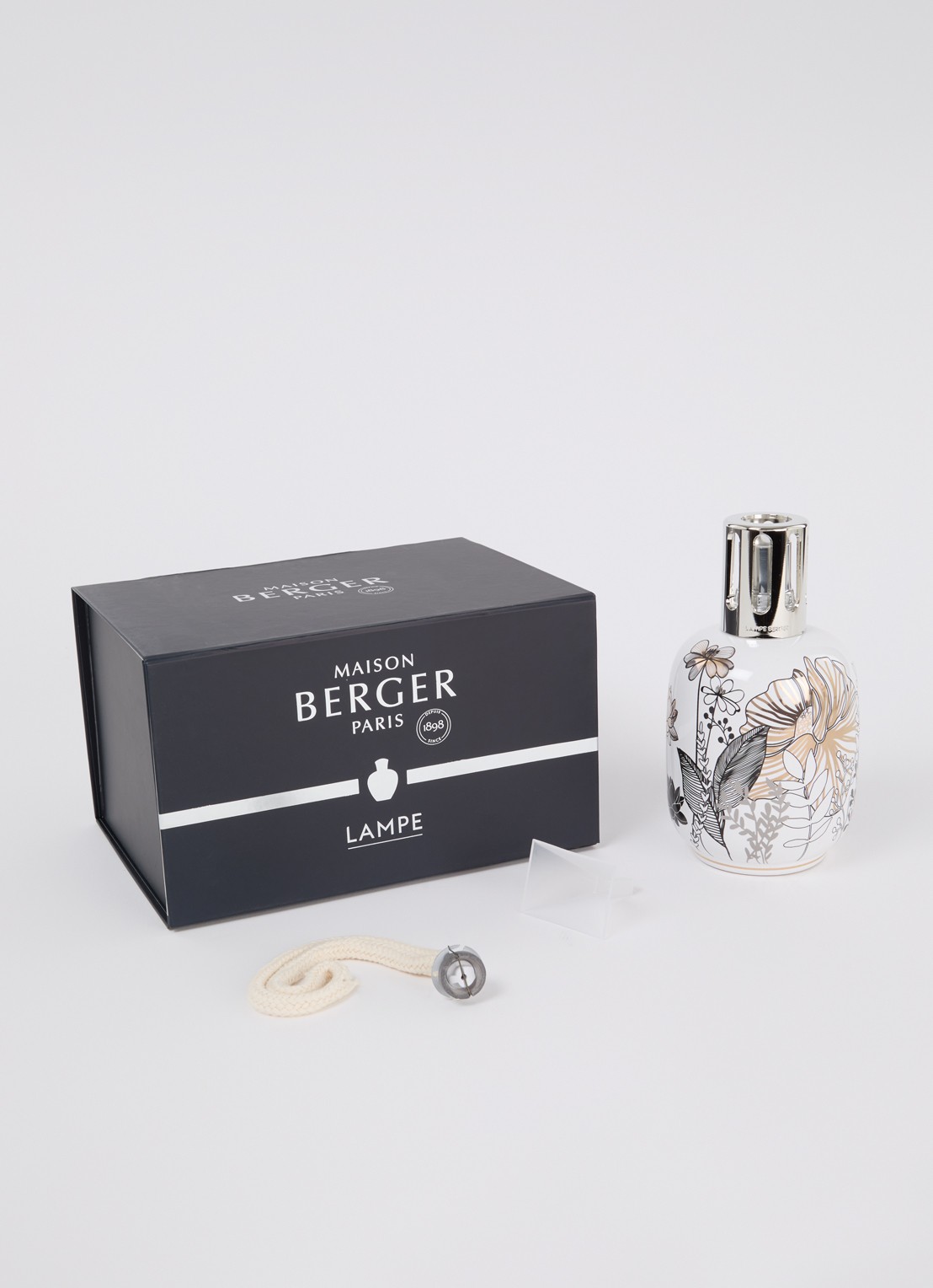 Maison Berger Végétale Blanche Lampe Berger - voorkant wit