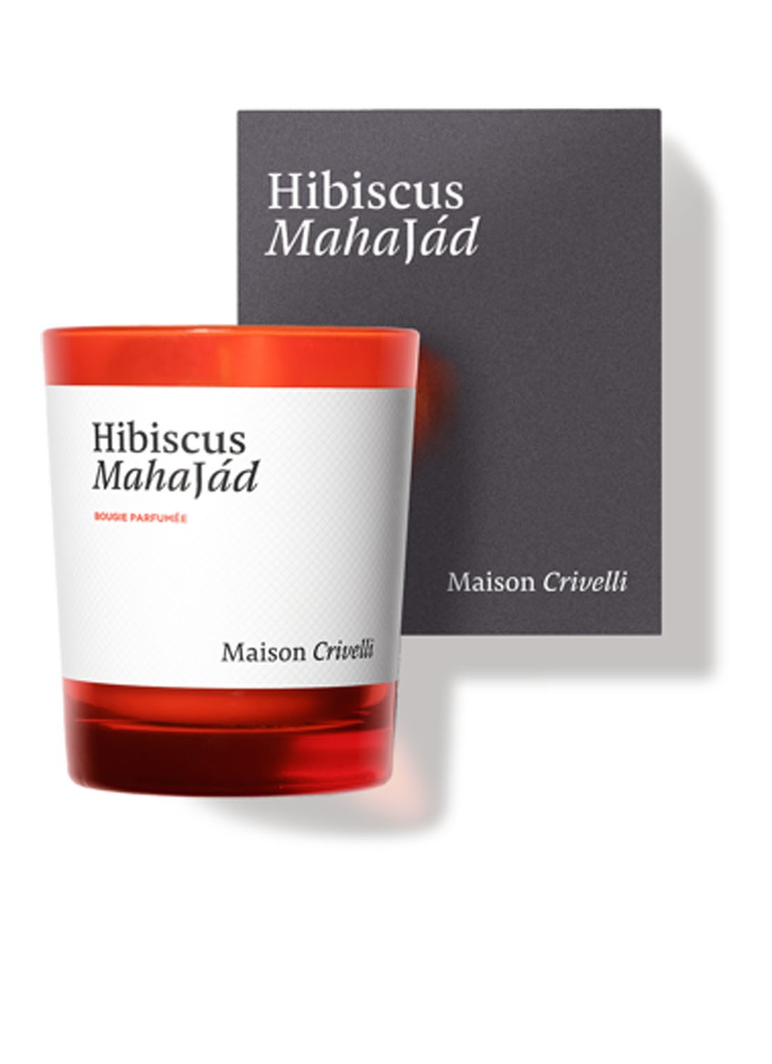 Maison Crivelli Candle Hibiscus 190 gram - voorkant 2 metallic