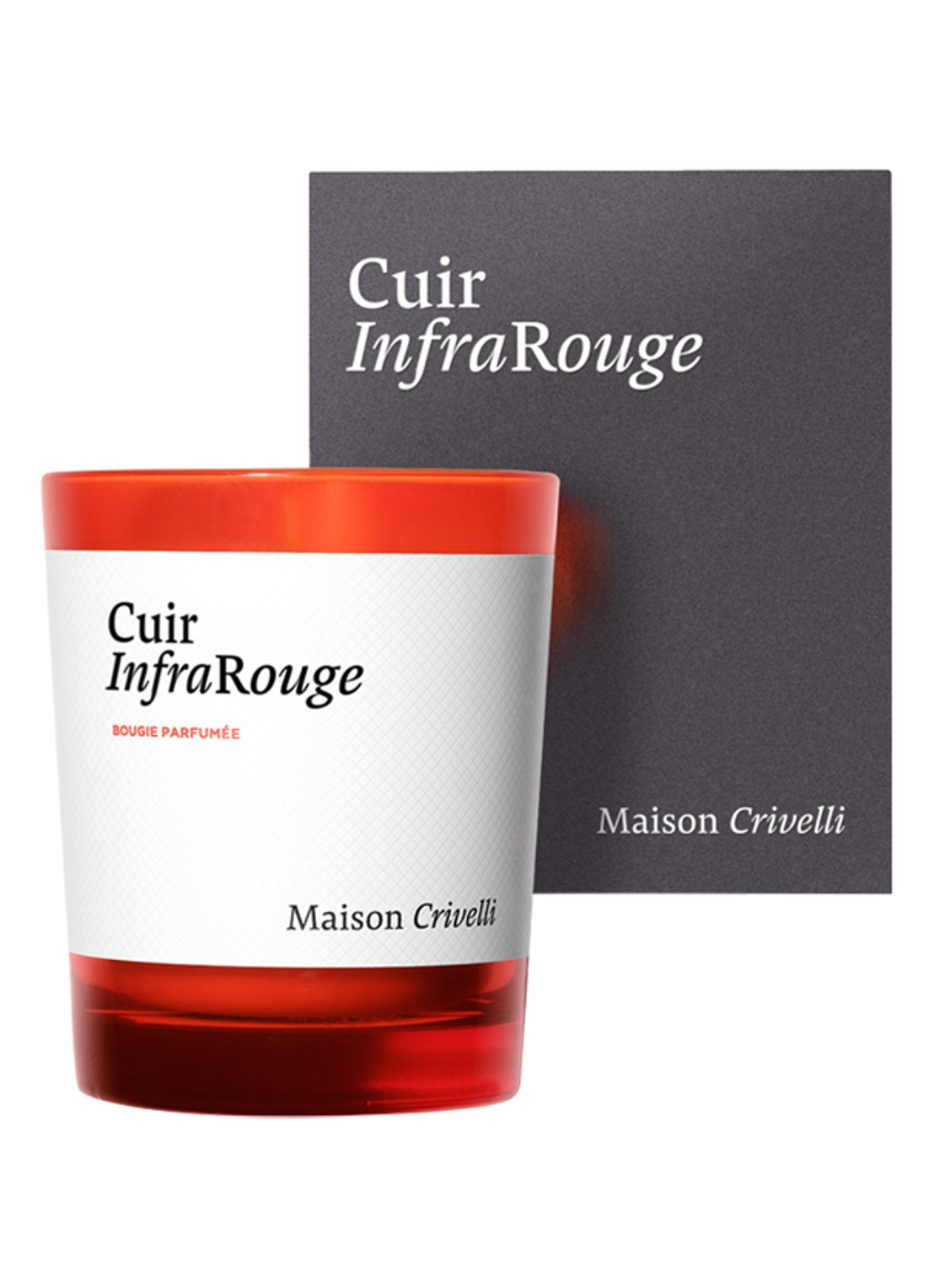 Maison Crivelli Cuir Infrarouge Scented Candle - geurkaars - voorkant 2 undefined