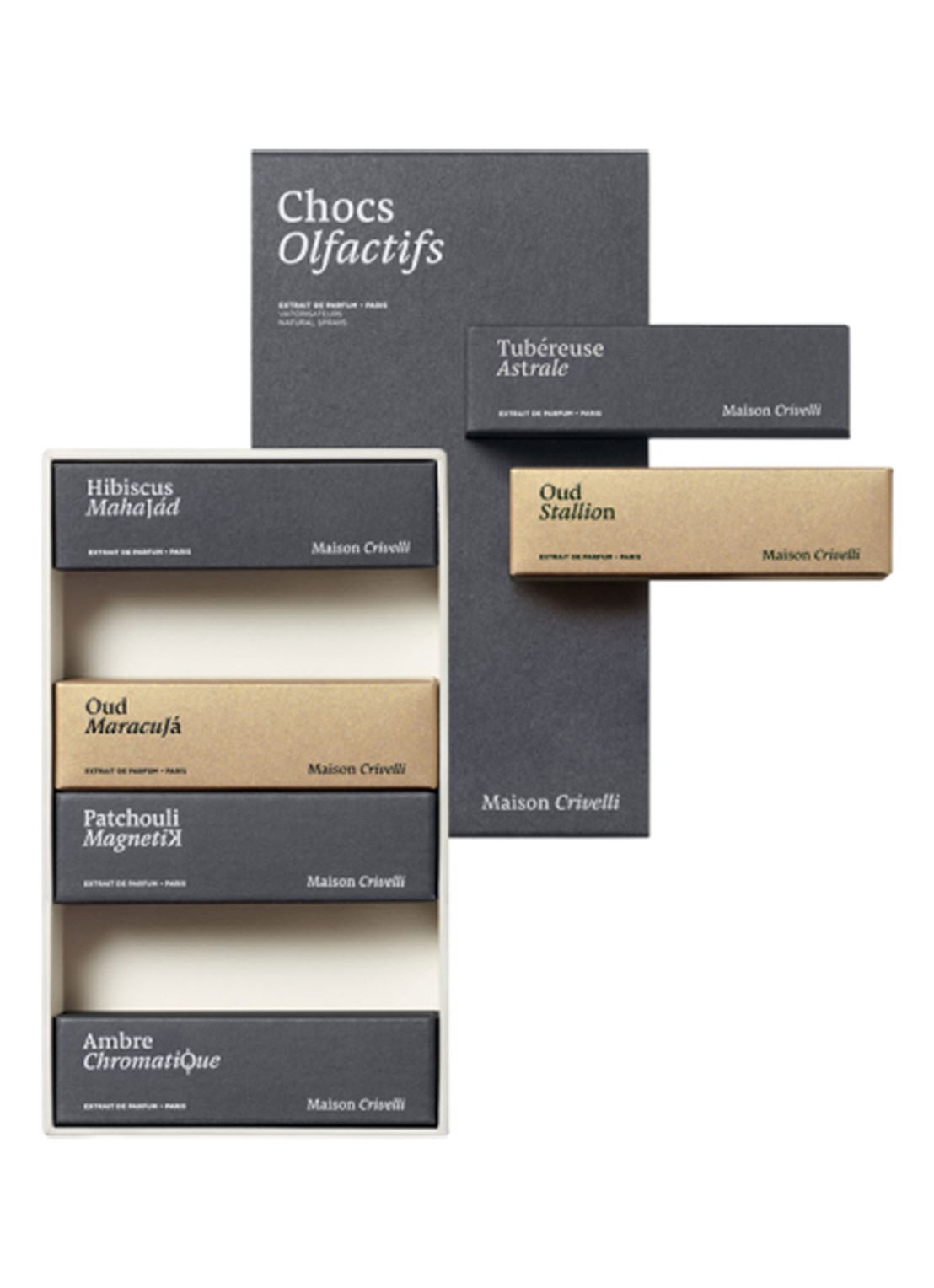 Maison Crivelli Discovery Set Chocs Olfactifs 6x5ml - voorkant undefined