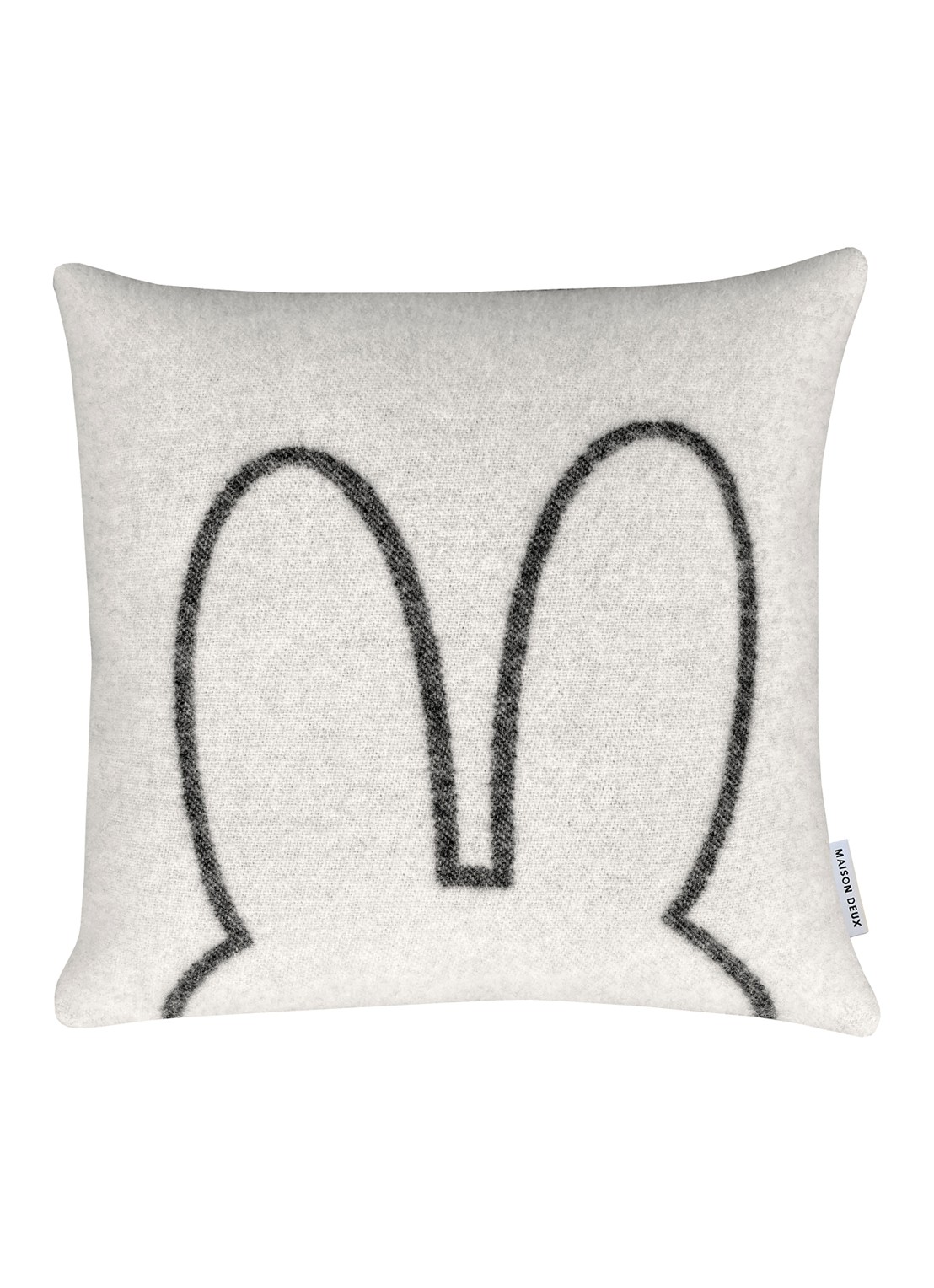 Maison Deux Miffy sierkussenhoes 50 x 50 cm - voorkant creme