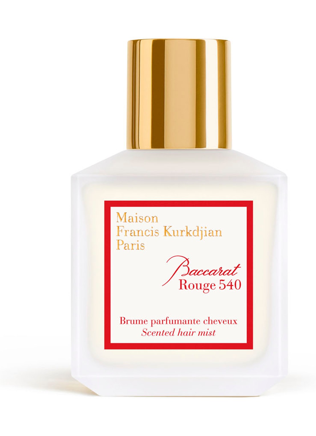 Maison Francis Kurkdjian Baccarat Rouge 540 Hairmist - haarparfum - voorkant 2 undefined