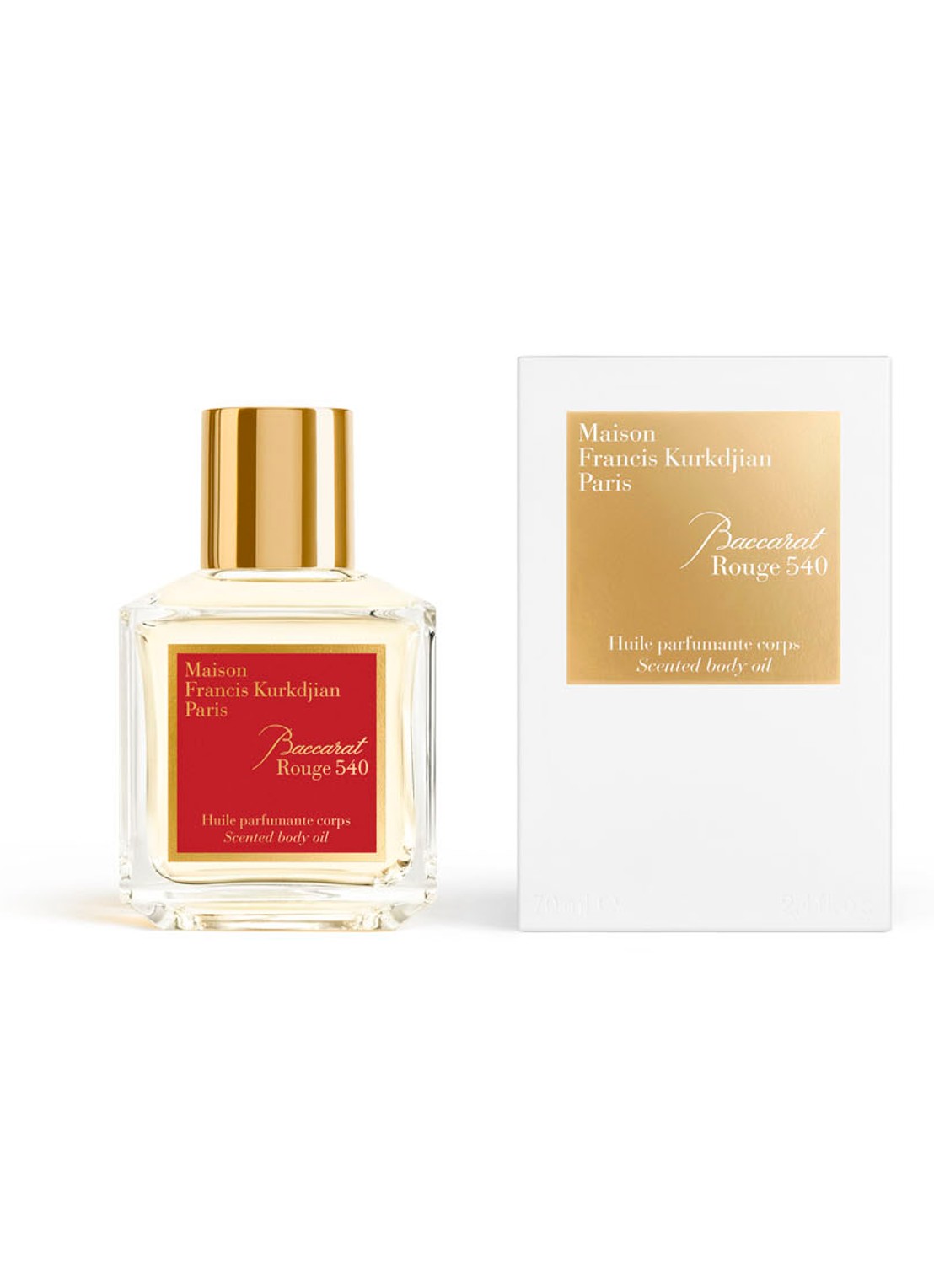Maison Francis Kurkdjian Baccarat Rouge 540 Scented Body Oil - huidolie - voorkant 3 undefined