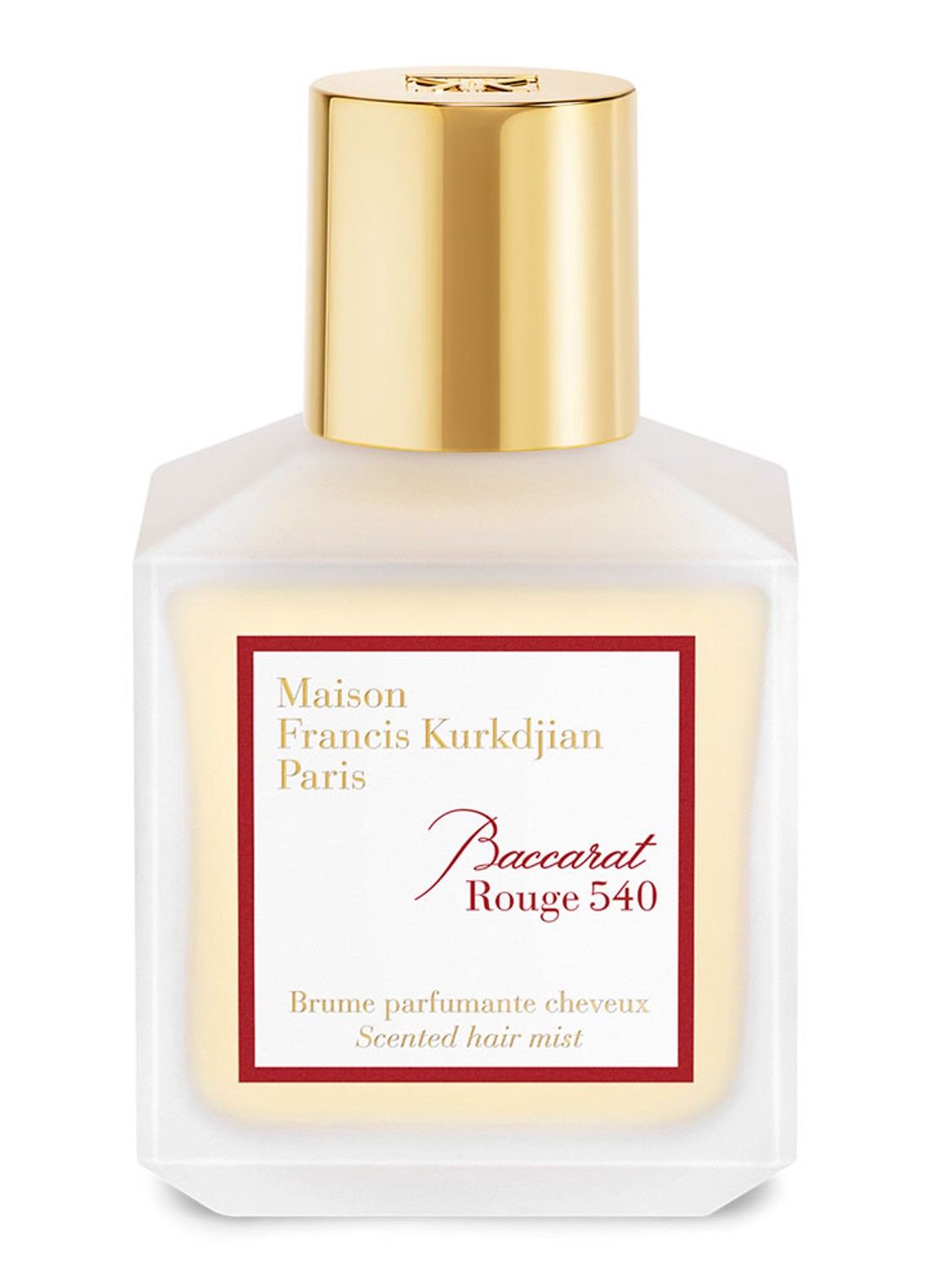 Maison Francis Kurkdjian Baccarat Rouge 540 Scented Hair Mist - haarparfum - voorkant 2 undefined