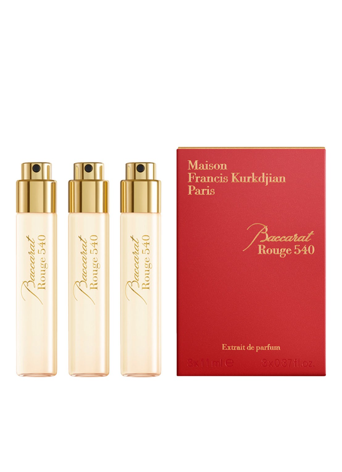 Maison Francis Kurkdjian Mini Baccarat Rouge 540 Extrait de Parfum - travel size parfumset - voorkant undefined
