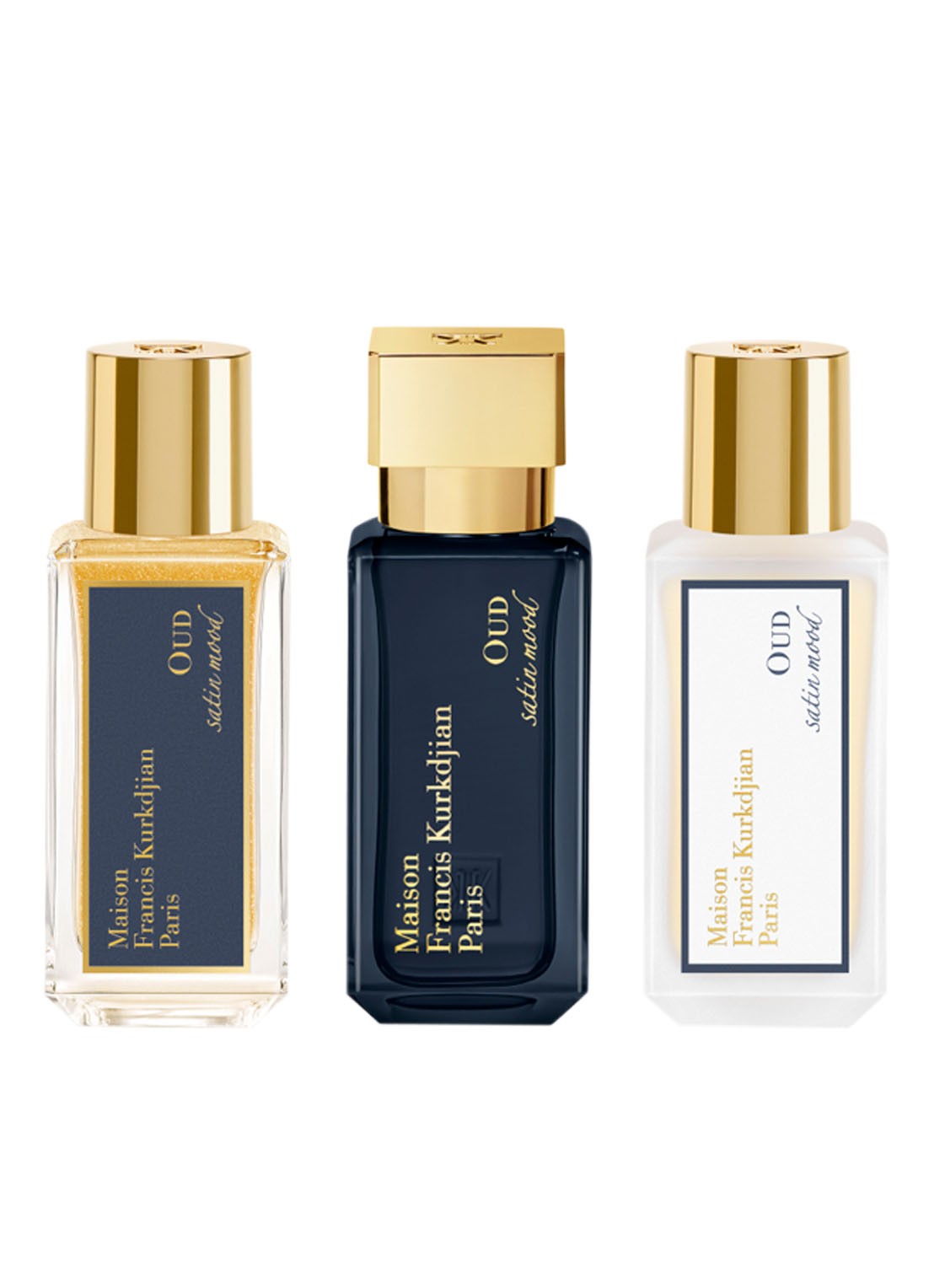 Maison Francis Kurkdjian Osam Perfume Ritual Set - geuren- en verzorgingsset - voorkant 2 beige
