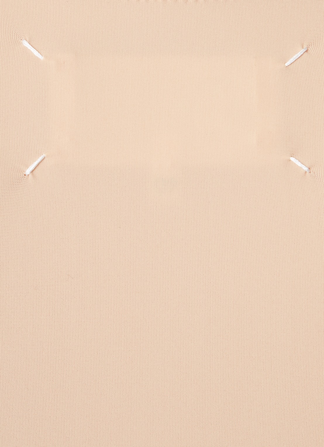 Maison Margiela Body met ronde hals - detail 5 creme