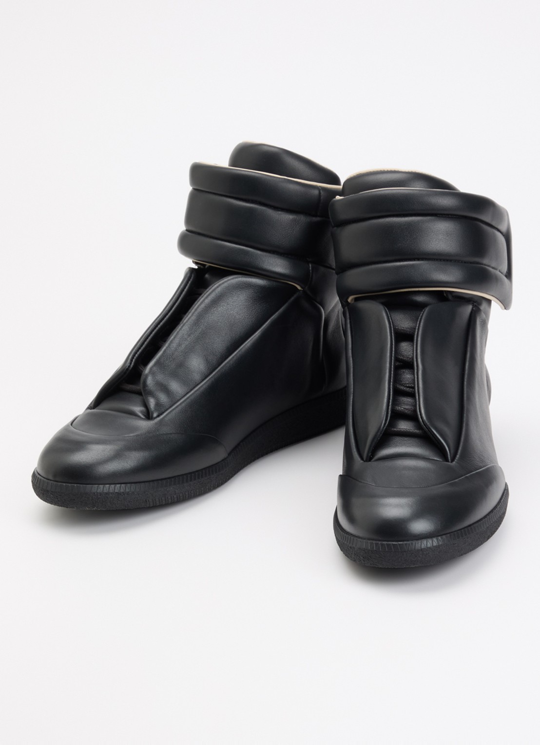 Maison Margiela Future sneaker van kalfsleer - detail 3 zwart