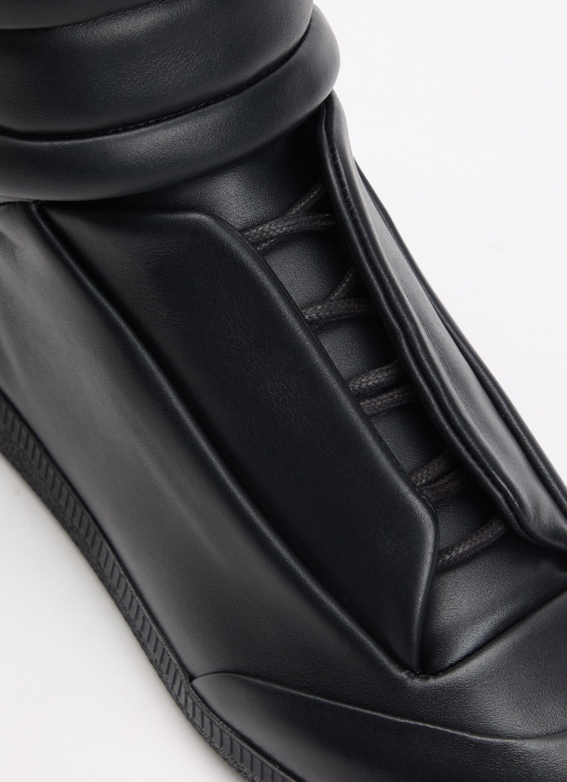 Maison Margiela Future sneaker van kalfsleer - detail 5 zwart