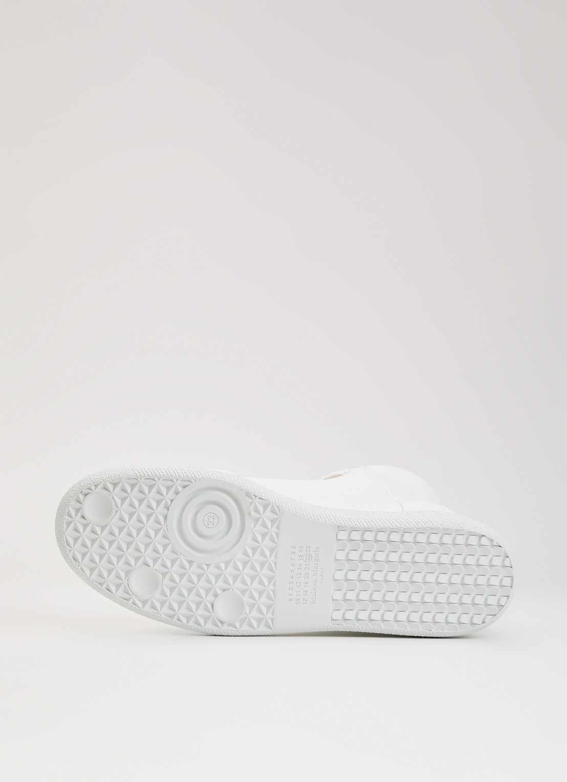 Maison Margiela Future sneaker van kalfsleer - detail 2 wit