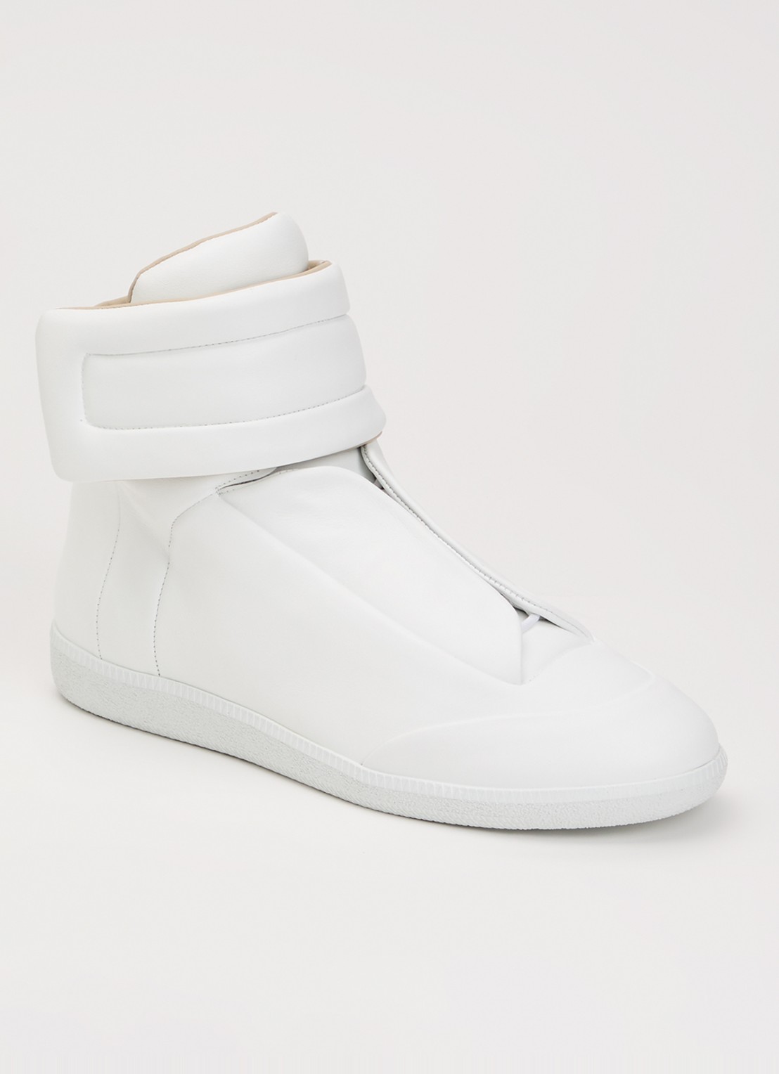 Maison Margiela Future sneaker van kalfsleer - voorkant 4 wit