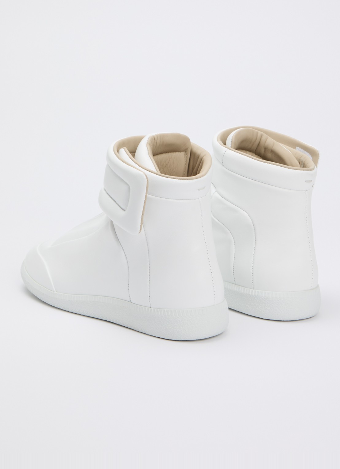 Maison Margiela Future sneaker van kalfsleer - achterkant 2 wit