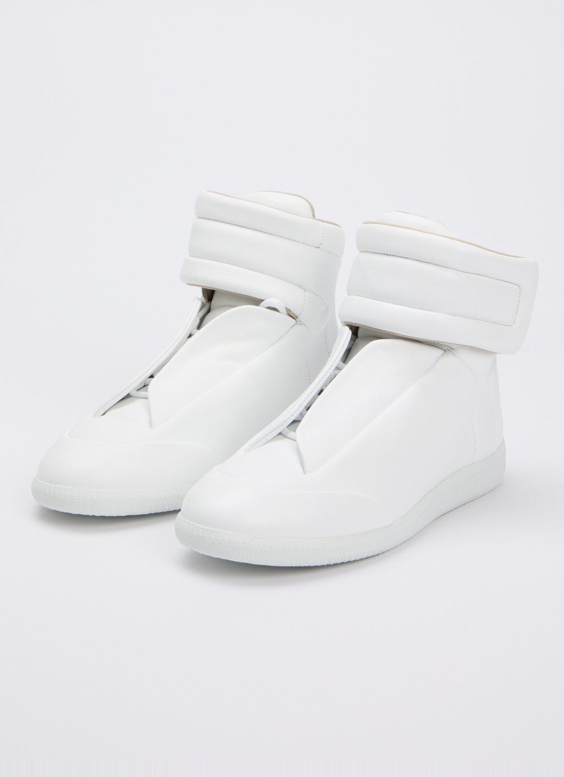 Maison Margiela Future sneaker van kalfsleer - detail 3 wit