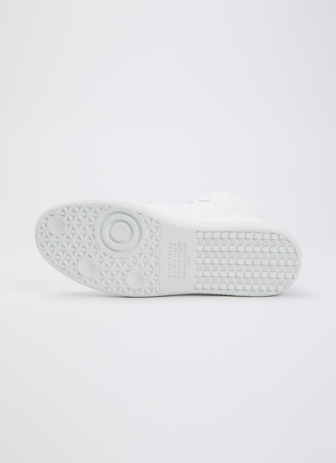 Maison Margiela Future sneaker van kalfsleer - detail 4 wit