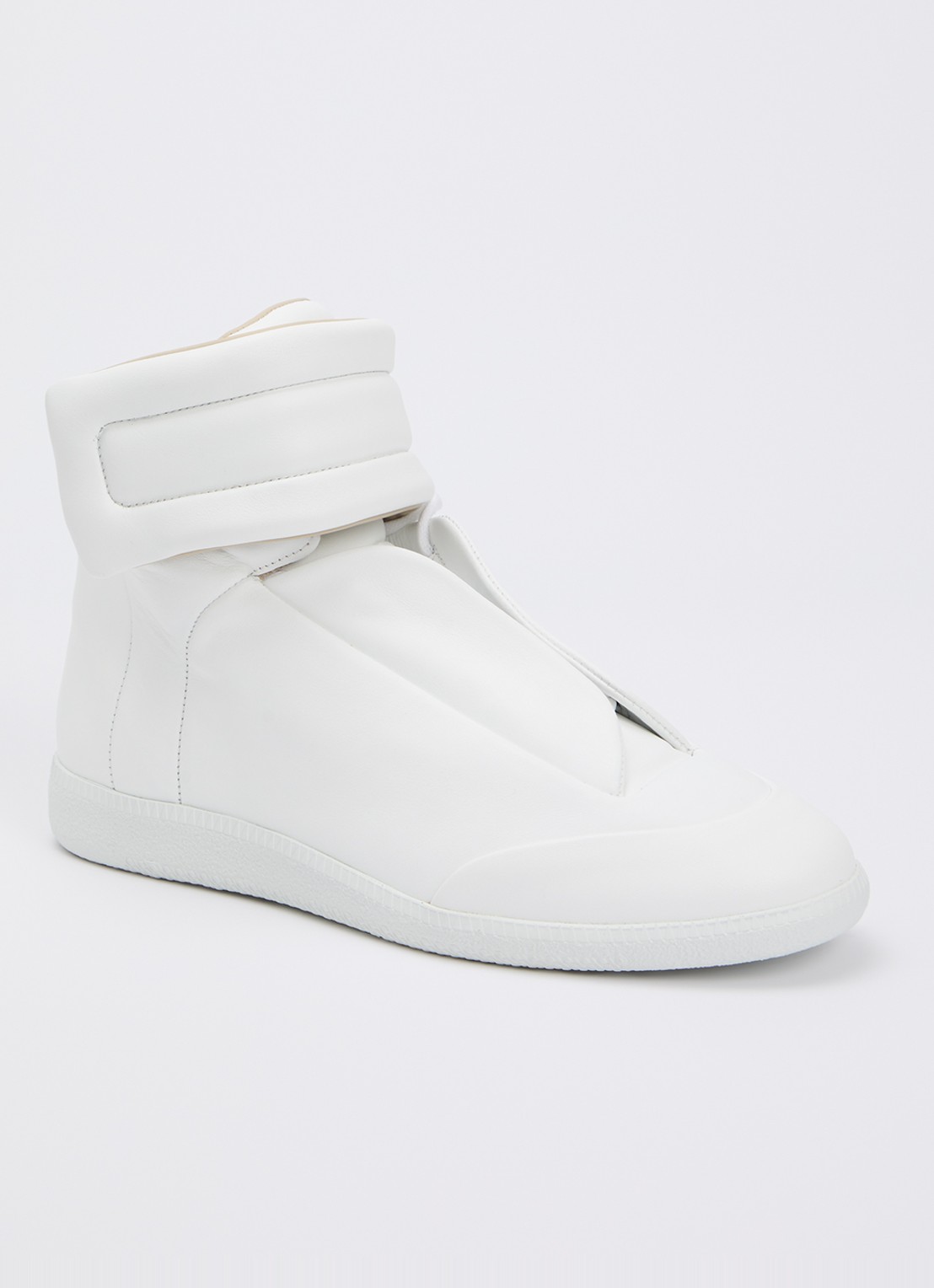 Maison Margiela Future sneaker van kalfsleer - voorkant wit