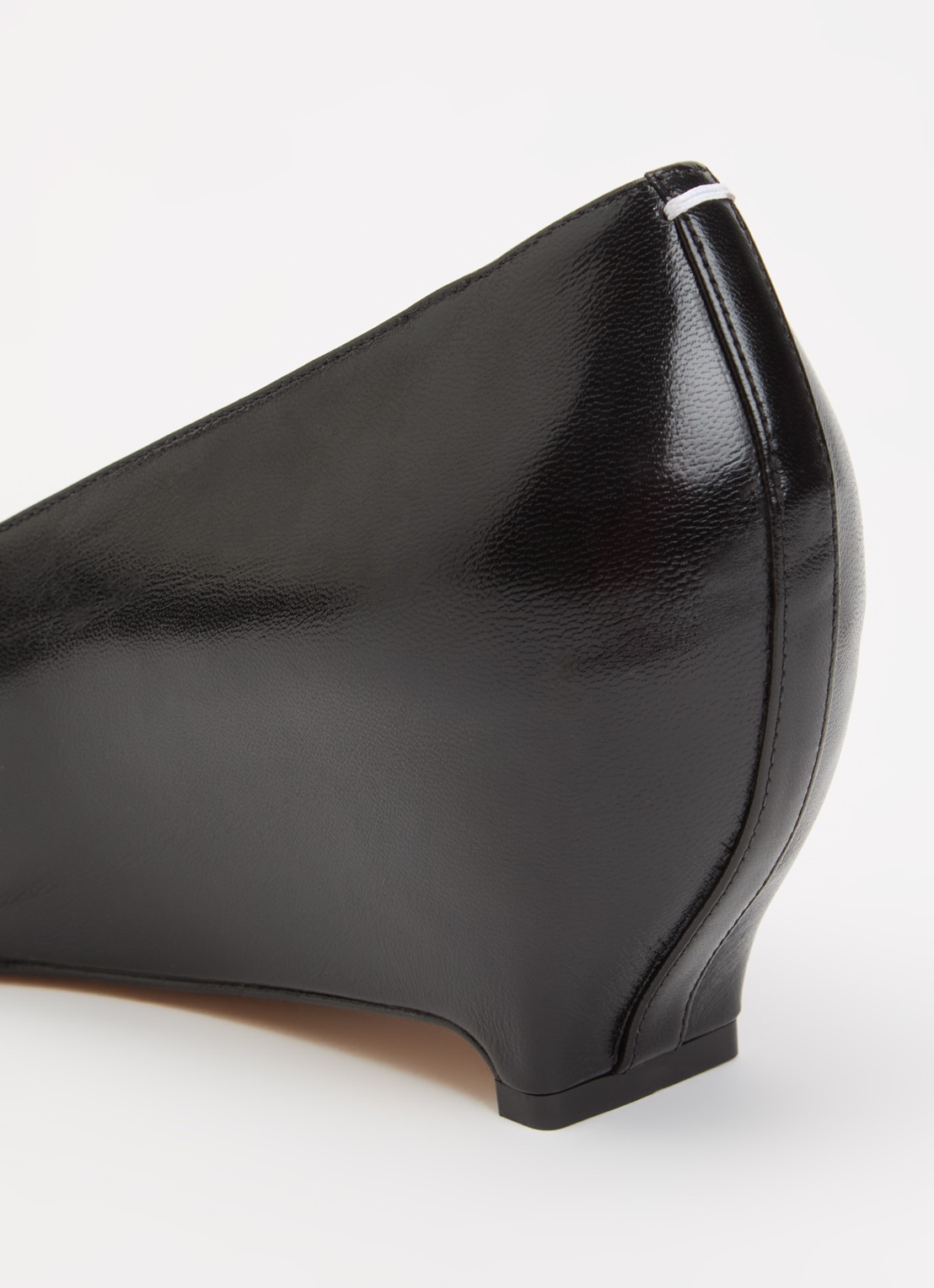 Maison Margiela Heel-Less pump van schapenleer - detail 6 zwart