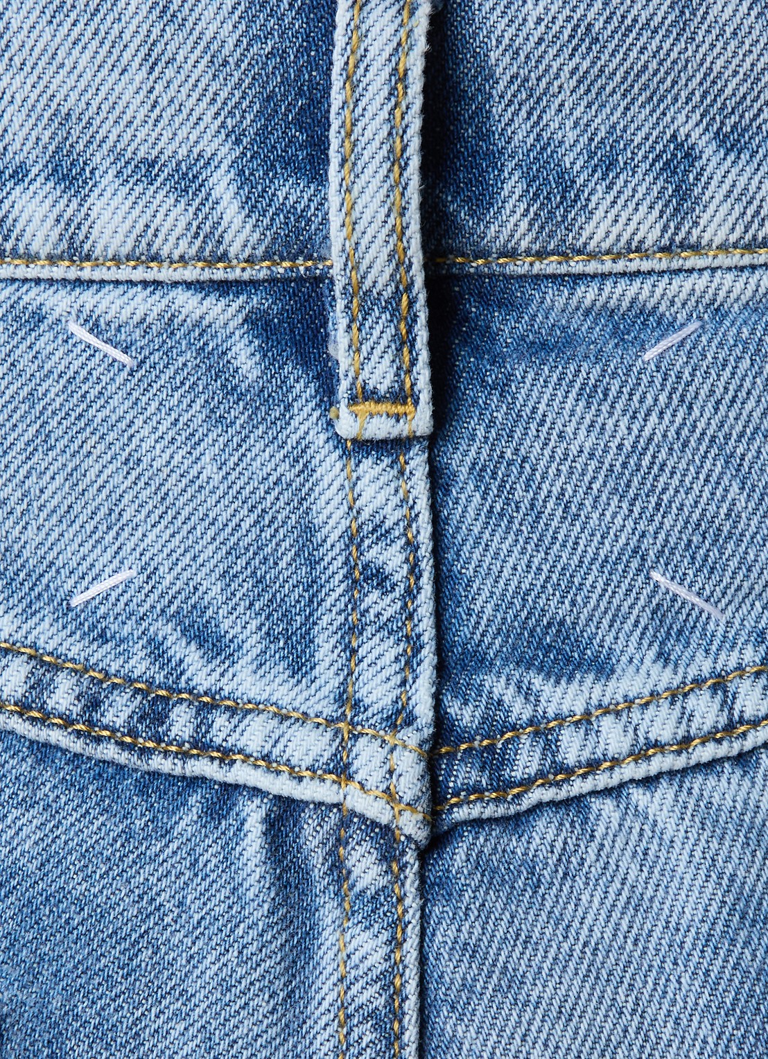 Maison Margiela High waist tapered jeans met steekzakken - detail 5 jeans