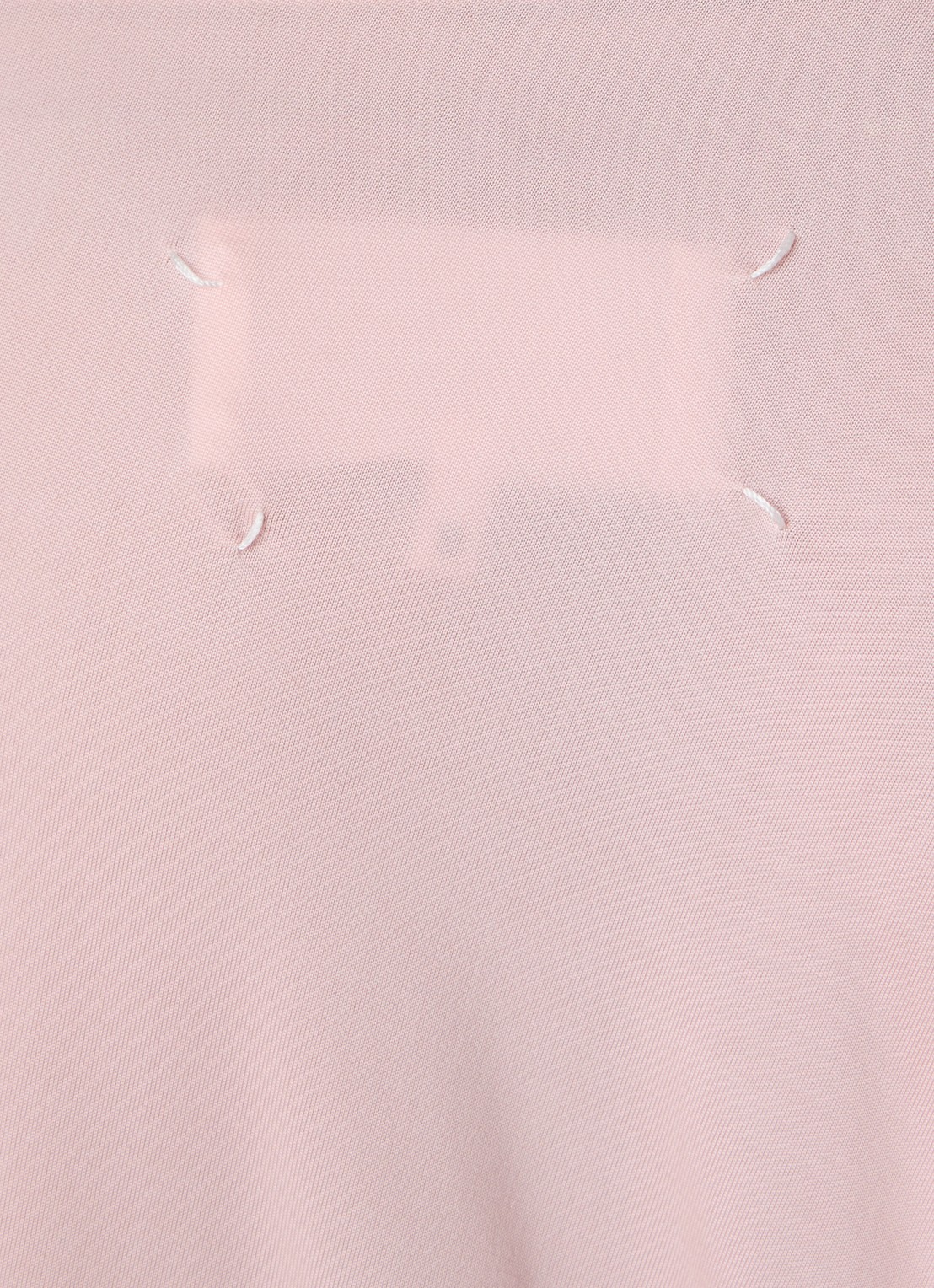 Maison Margiela Midi rok met asymmetrische zoom - detail 2 lichtroze