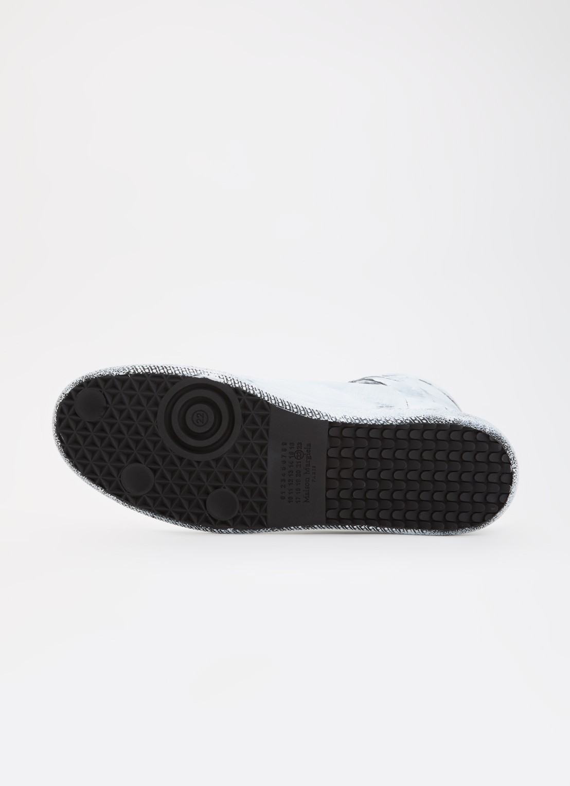 Maison Margiela Paint Future sneaker van kalfsleer - detail 2 wit