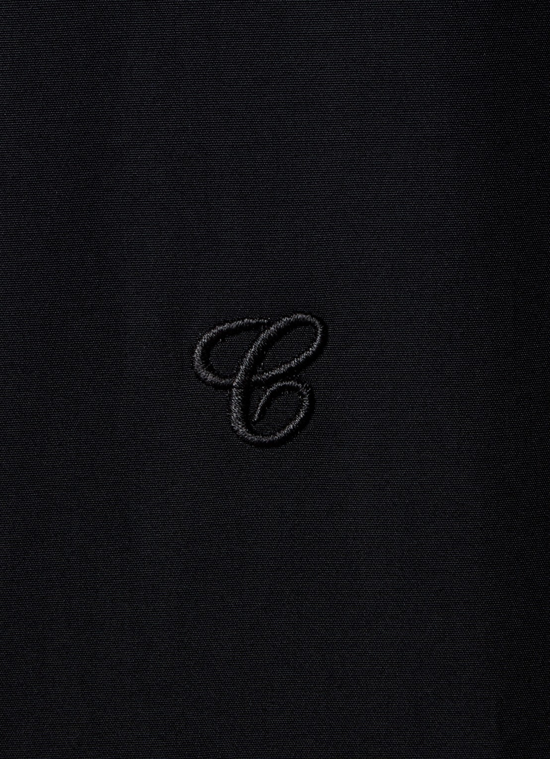 Maison Margiela Regular fit overhemd met dubbele manchet - detail 2 zwart