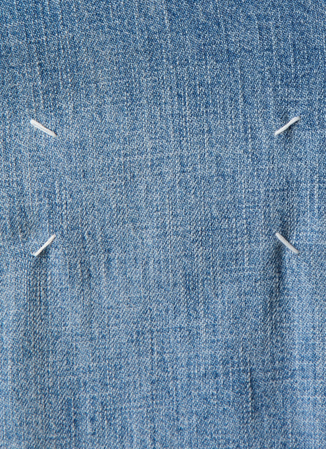 Maison Margiela Spijkerjas met klepzakken - detail 5 indigo