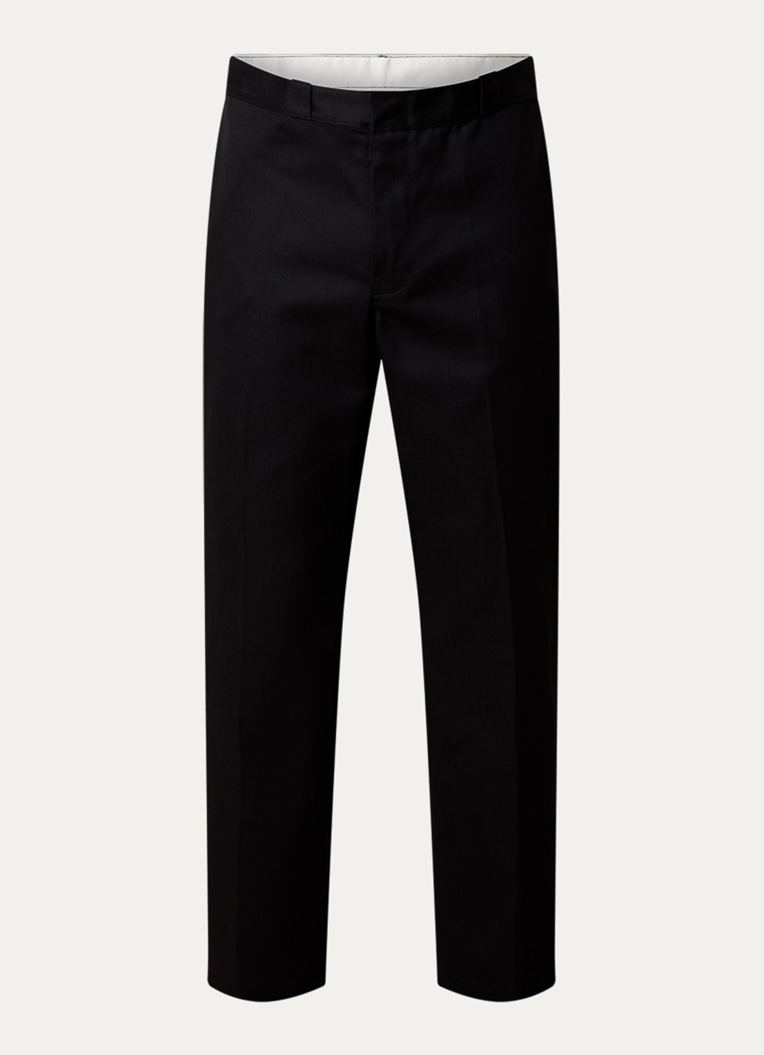 Maison Margiela Straight fit broek met steekzakken - voorkant 4 zwart