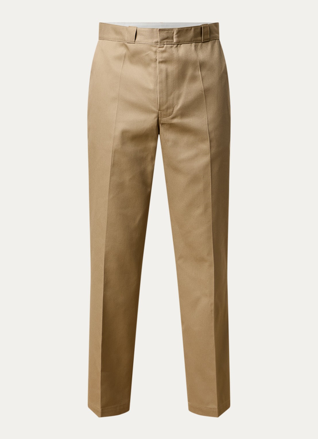 Maison Margiela Straight fit broek met steekzakken - voorkant 4 khaki