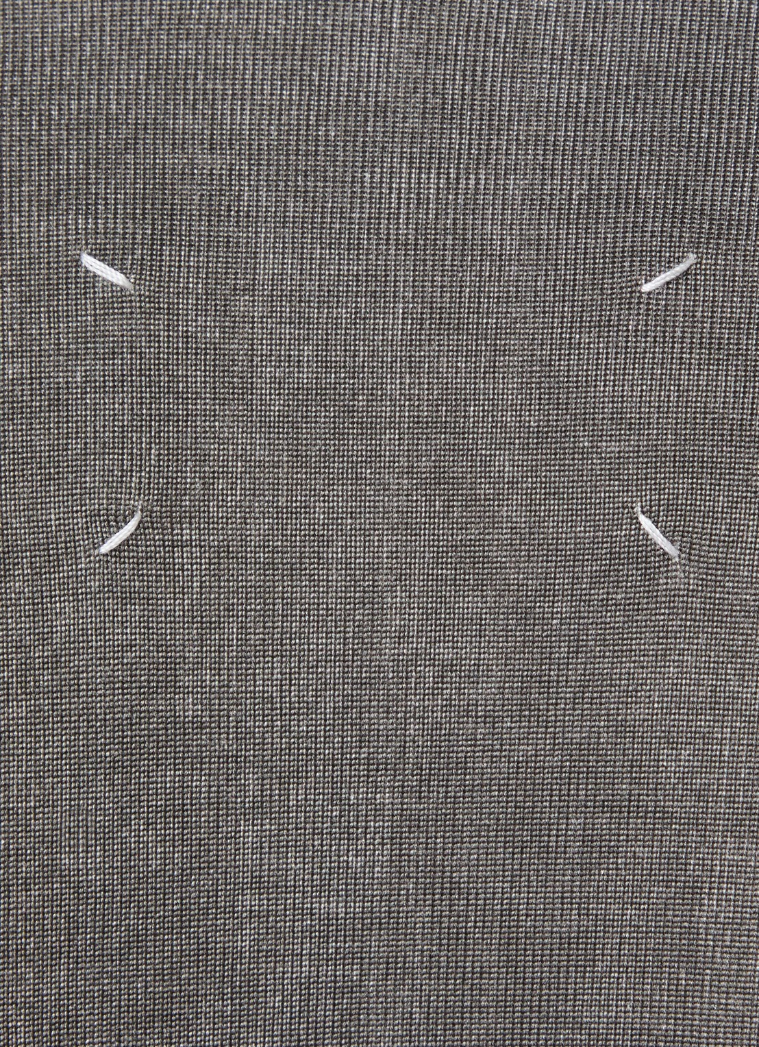 Maison Margiela Sweater met logo - detail 5 donkergrijs