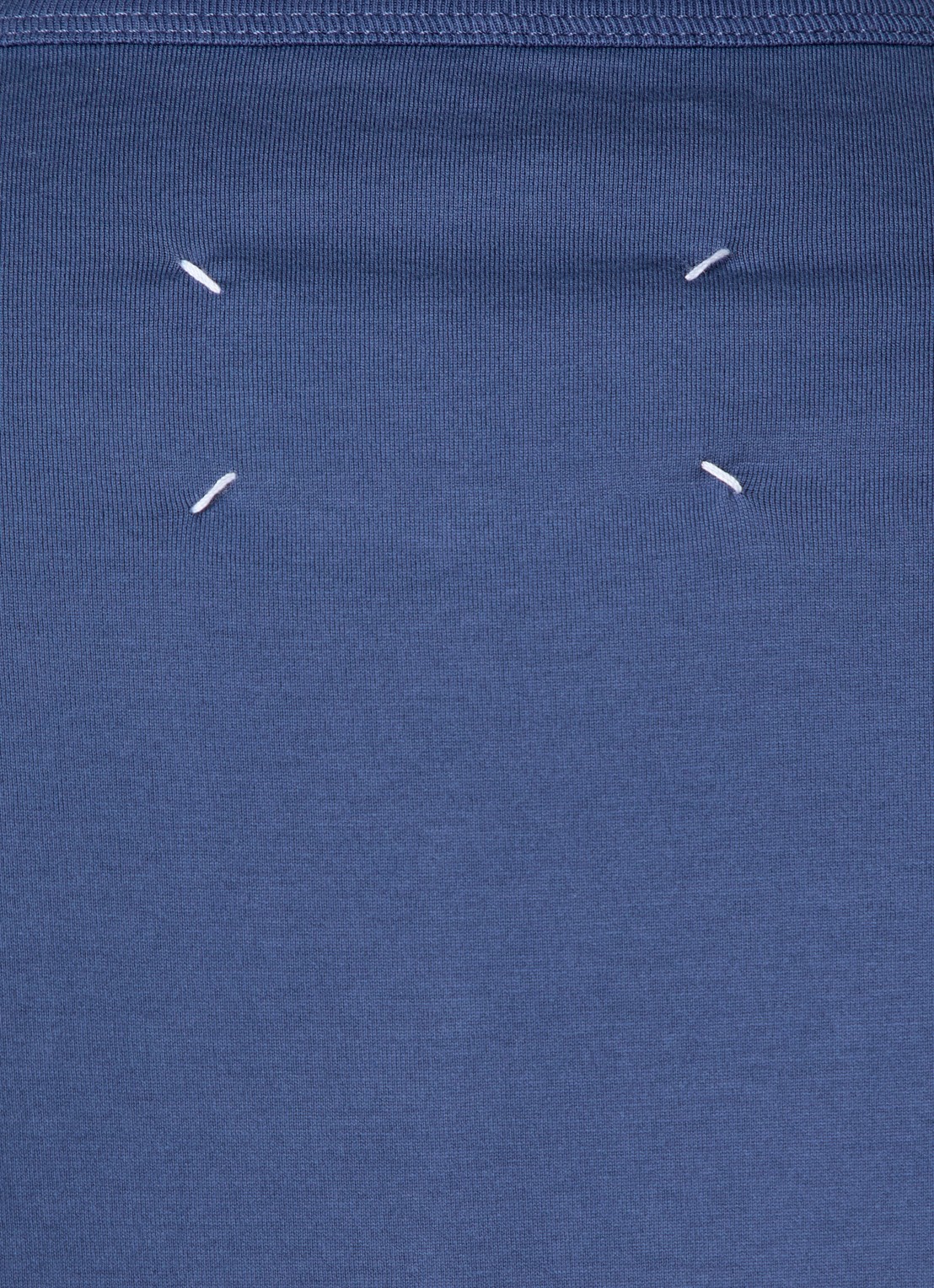 Maison Margiela T-shirt met logoborduring - detail 2 beige