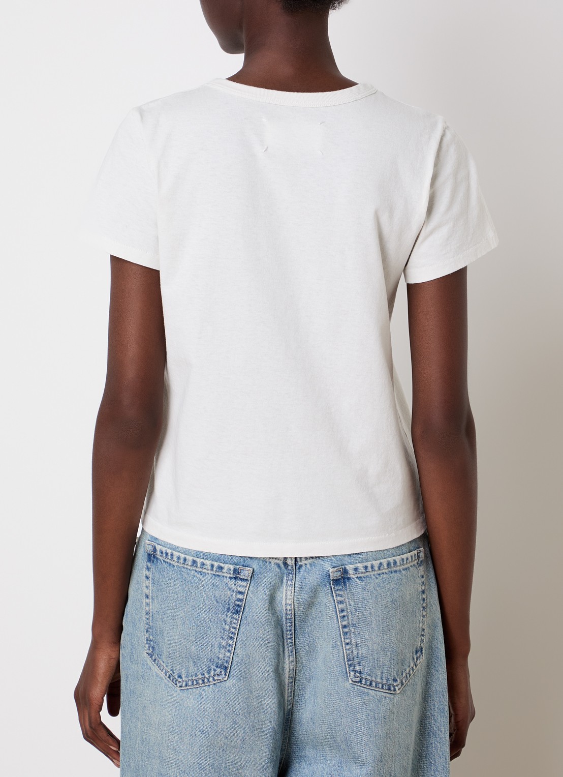 Maison Margiela T-shirt met ronde hals - achterkant 5 wit