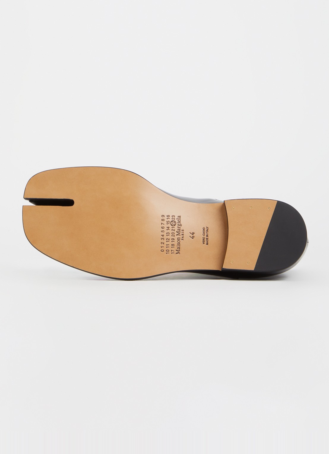 Maison Margiela Tabi chelsea boot van kalfsleer - detail 2 zwart