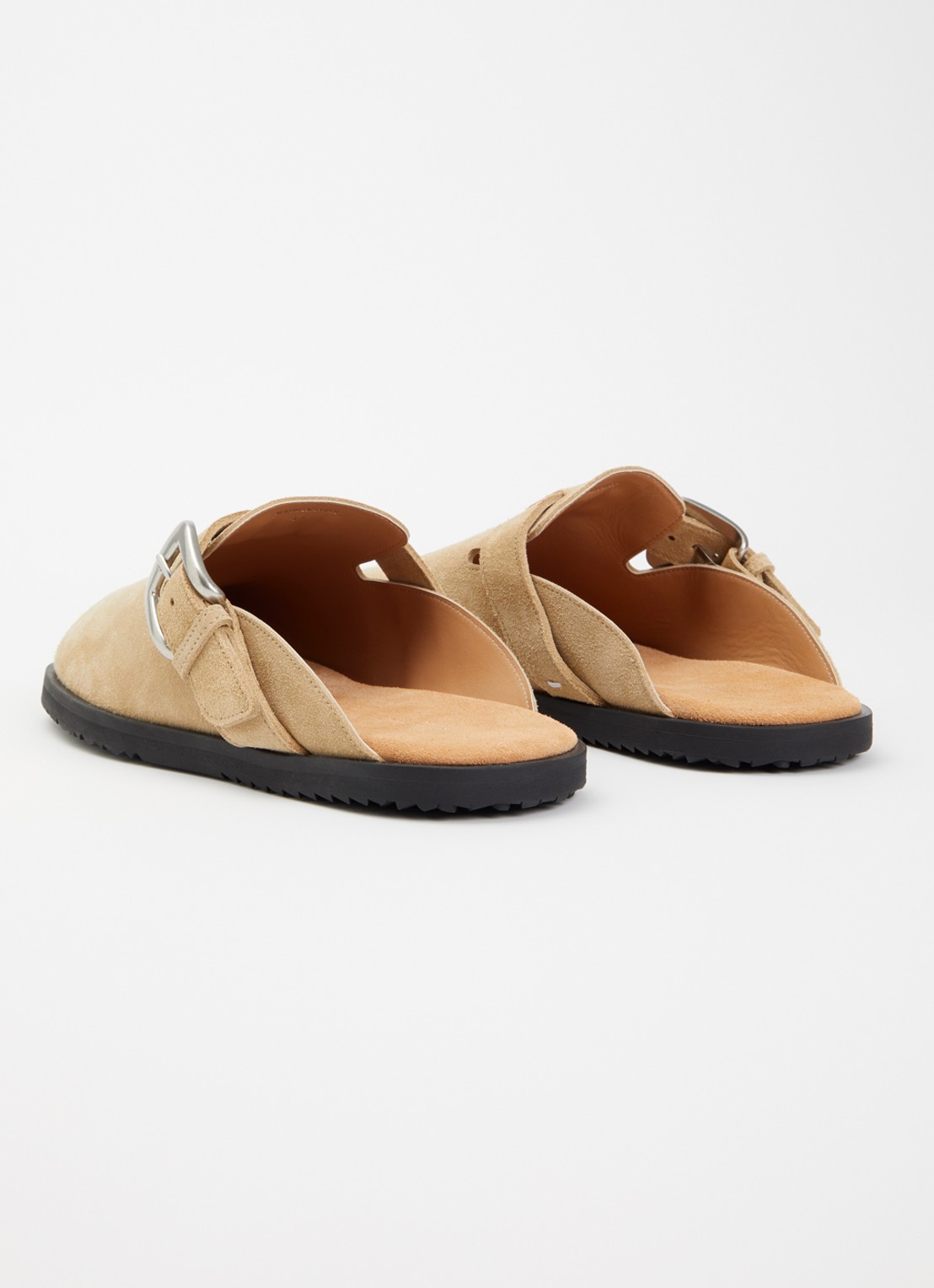 Maison Margiela Tabi Daily muiltje van kalfssuède - achterkant 2 beige