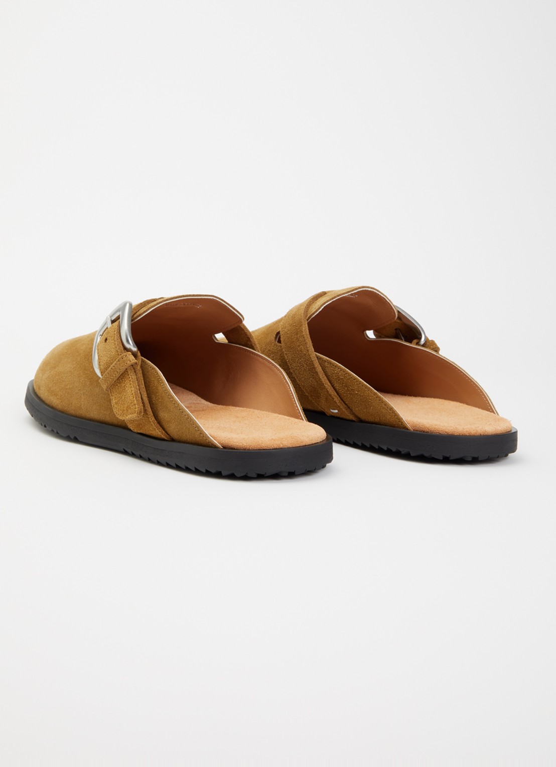 Maison Margiela Tabi Daily muiltje van kalfssuède - achterkant 6 zand