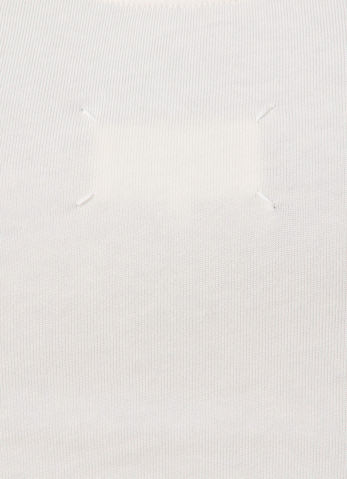 Maison Margiela Tanktop met logoprint - detail 4 gebroken wit