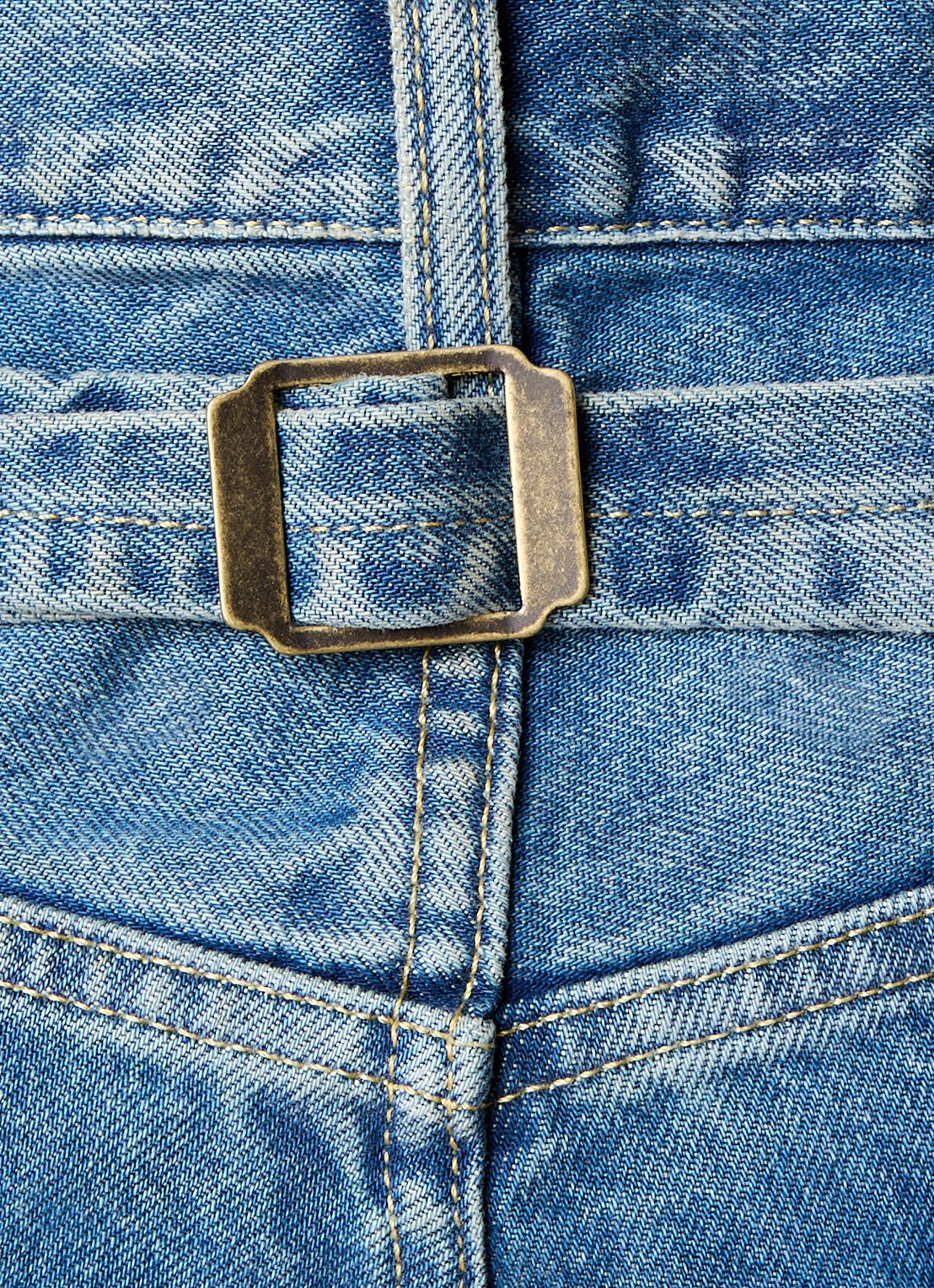 Maison Margiela Wide leg jeans met medium wassing - detail 5 indigo