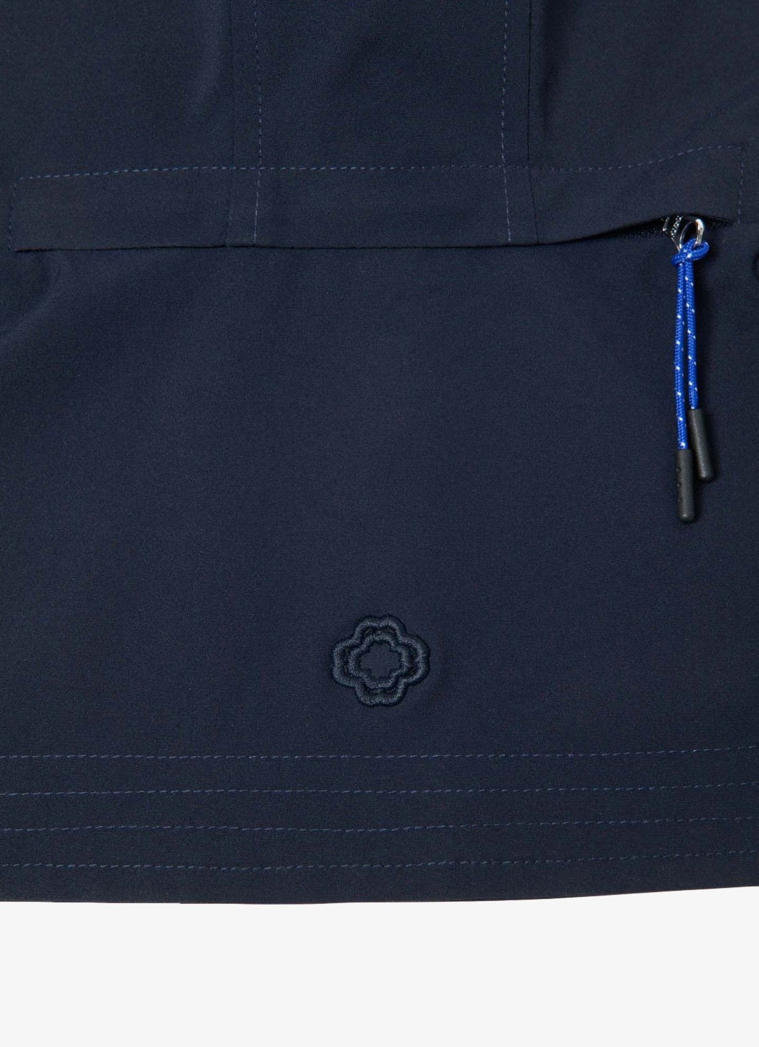 Maje Afneembare waterproof capuchon - detail 4 donkerblauw