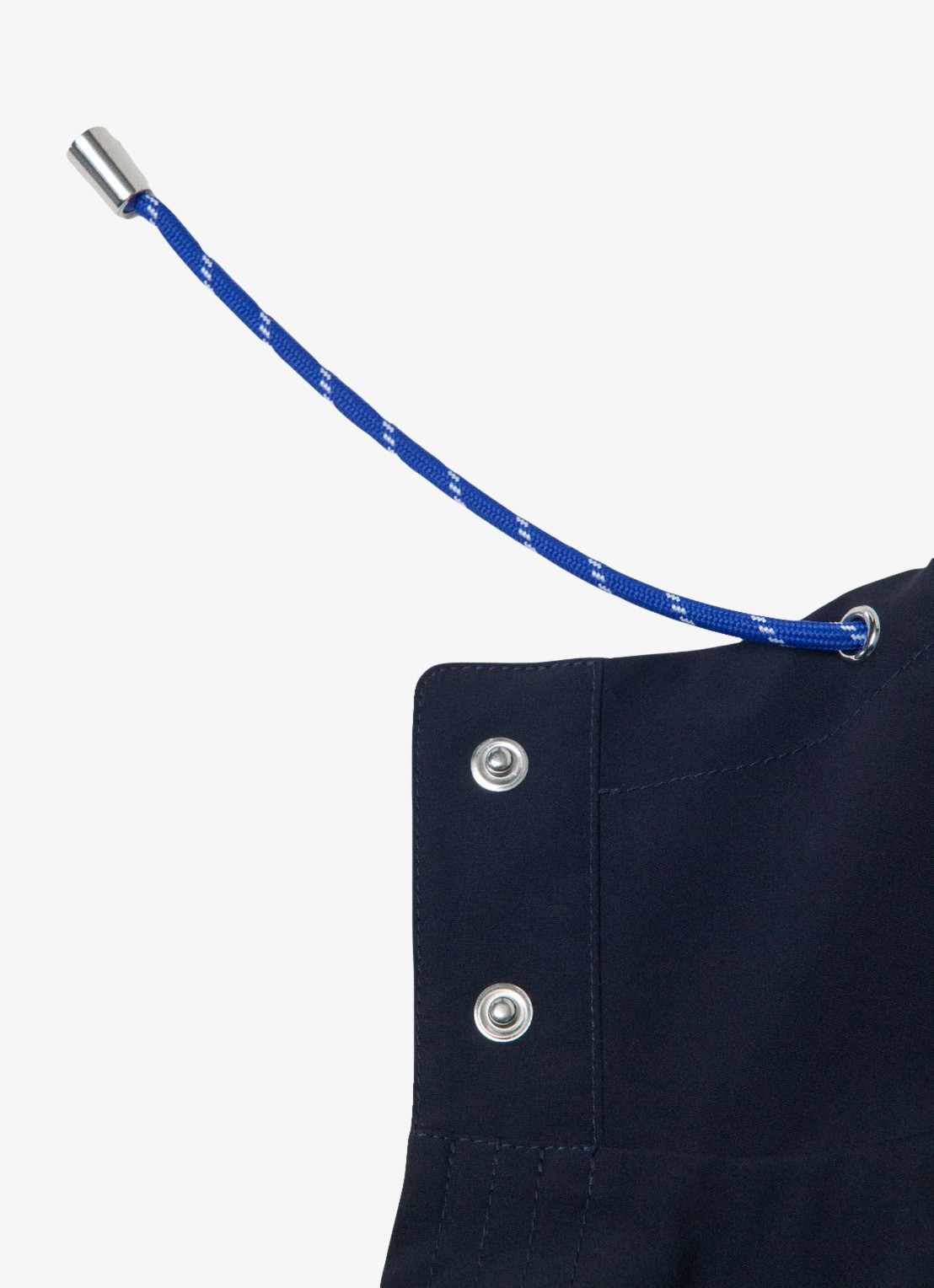 Maje Afneembare waterproof capuchon - detail 5 donkerblauw