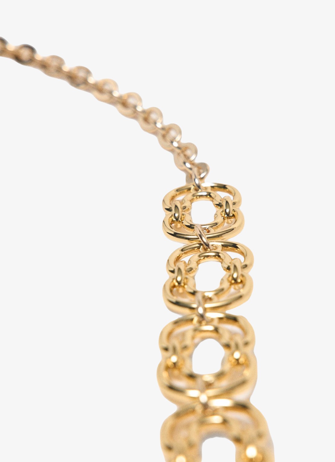Maje Almachain schakelriem  - achterkant 5 goud