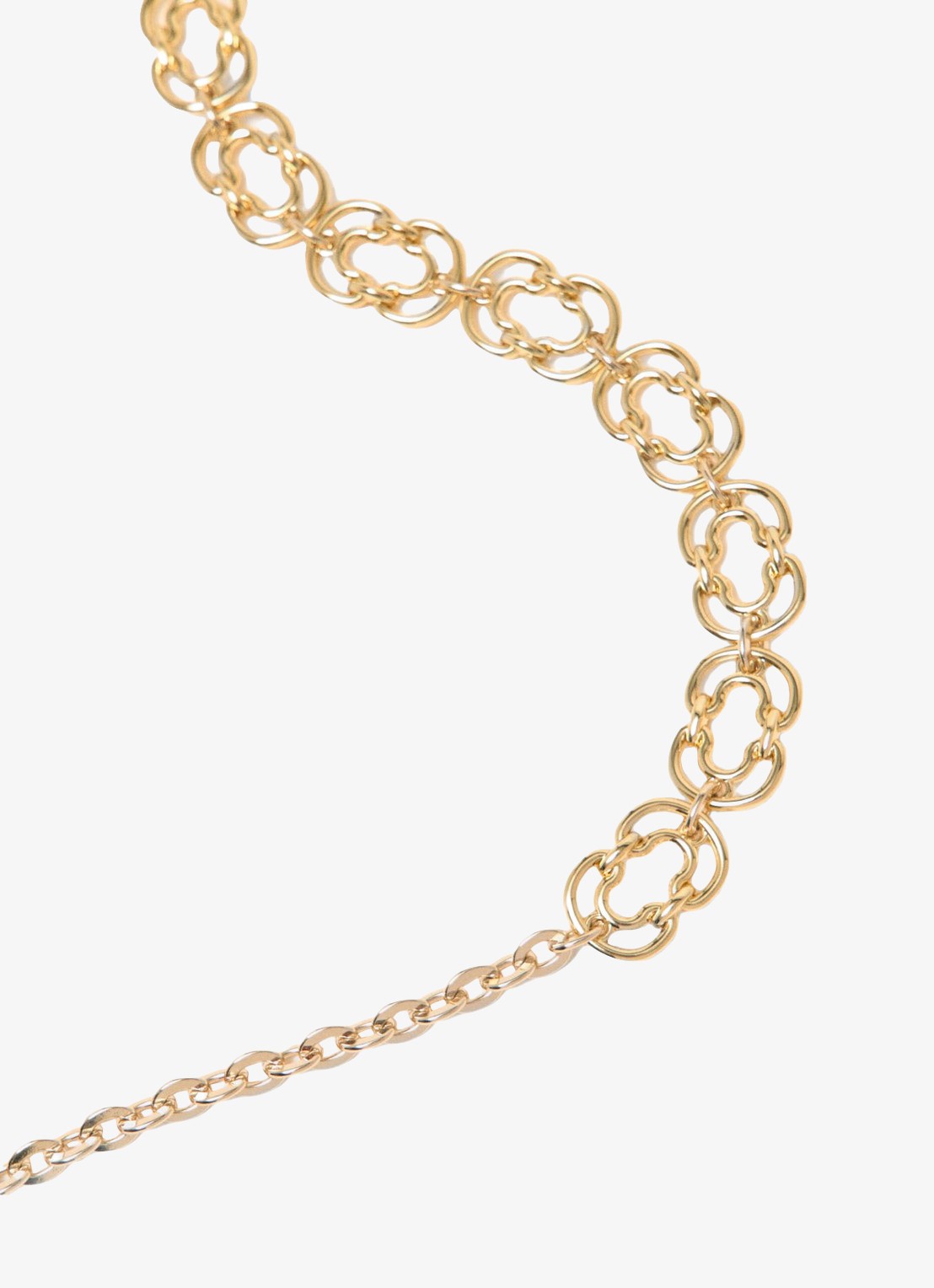 Maje Almachain schakelriem  - detail 2 goud