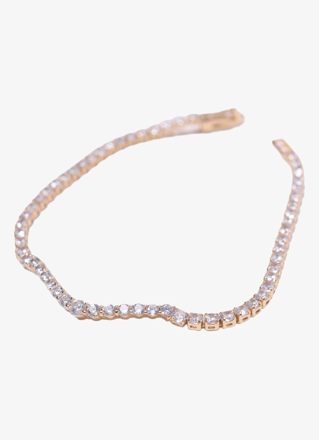 Maje Armband met zirkonia - detail 2 goud