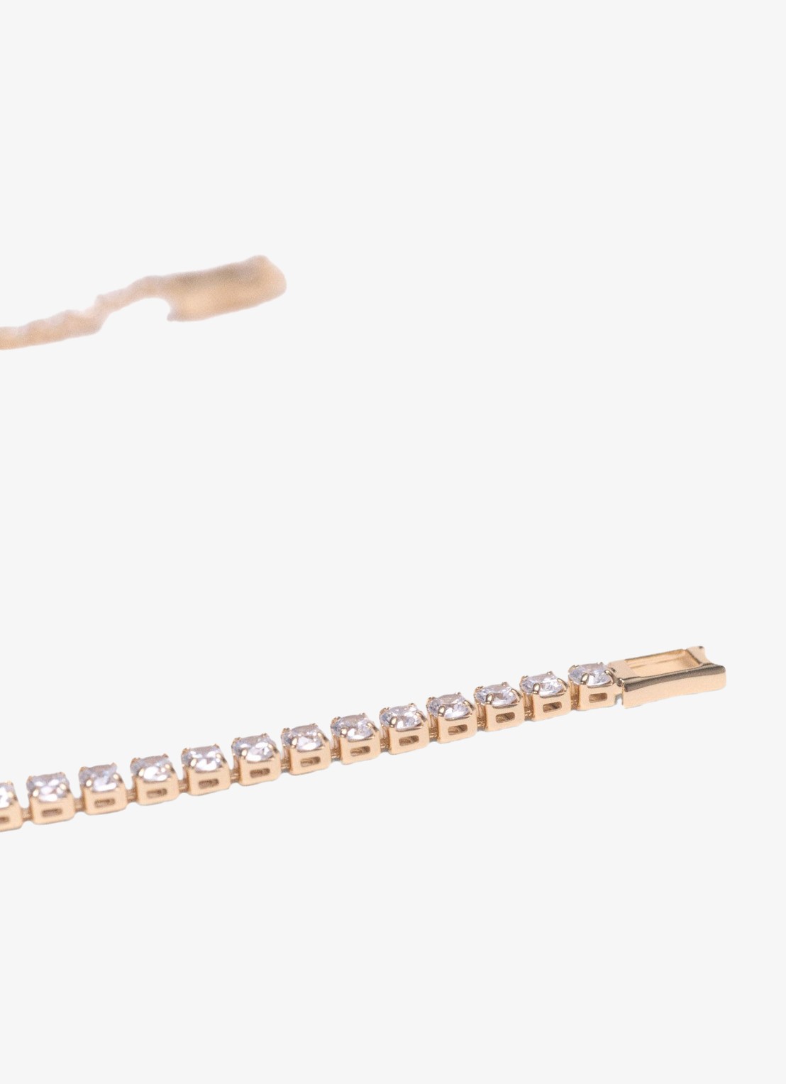 Maje Armband met zirkonia - detail 3 goud