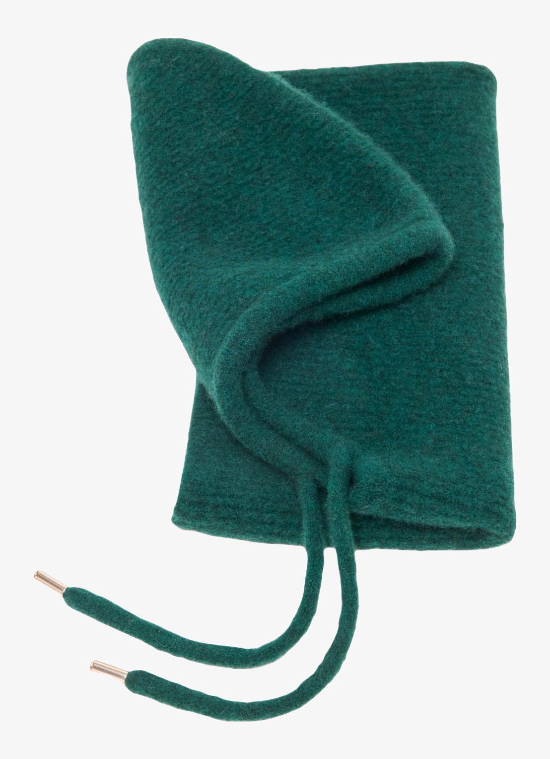 Maje Balaclava in wolblend - detail 4 zeegroen