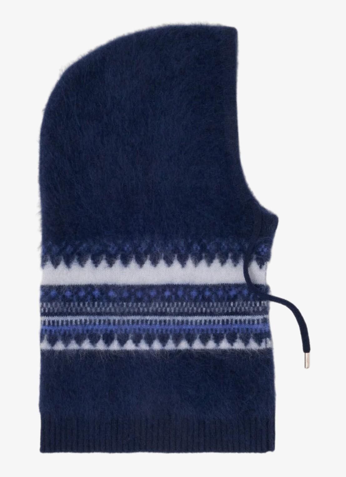 Maje Balaclava met grafische print - voorkant 7 donkerblauw
