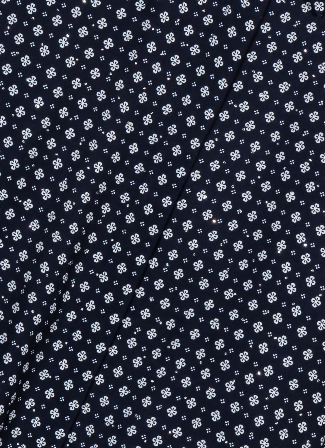 Maje Blouse met print - detail 5 donkerblauw