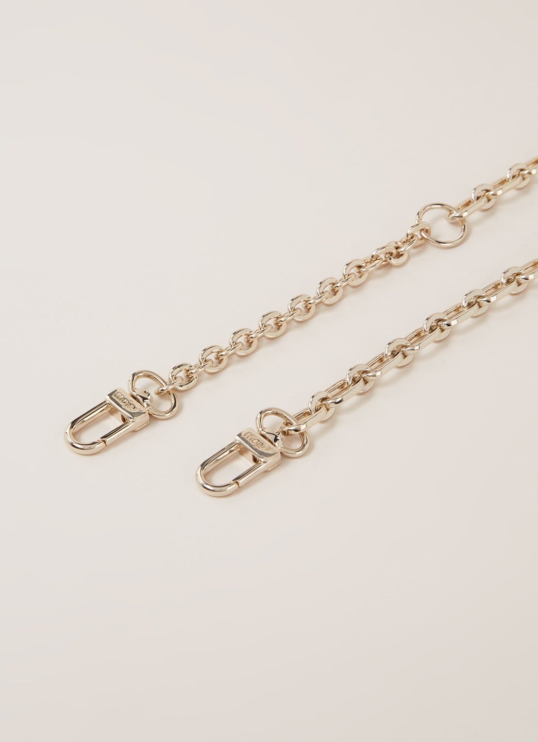 Maje Chaingo schouderriem met schakels  - detail 3 goud