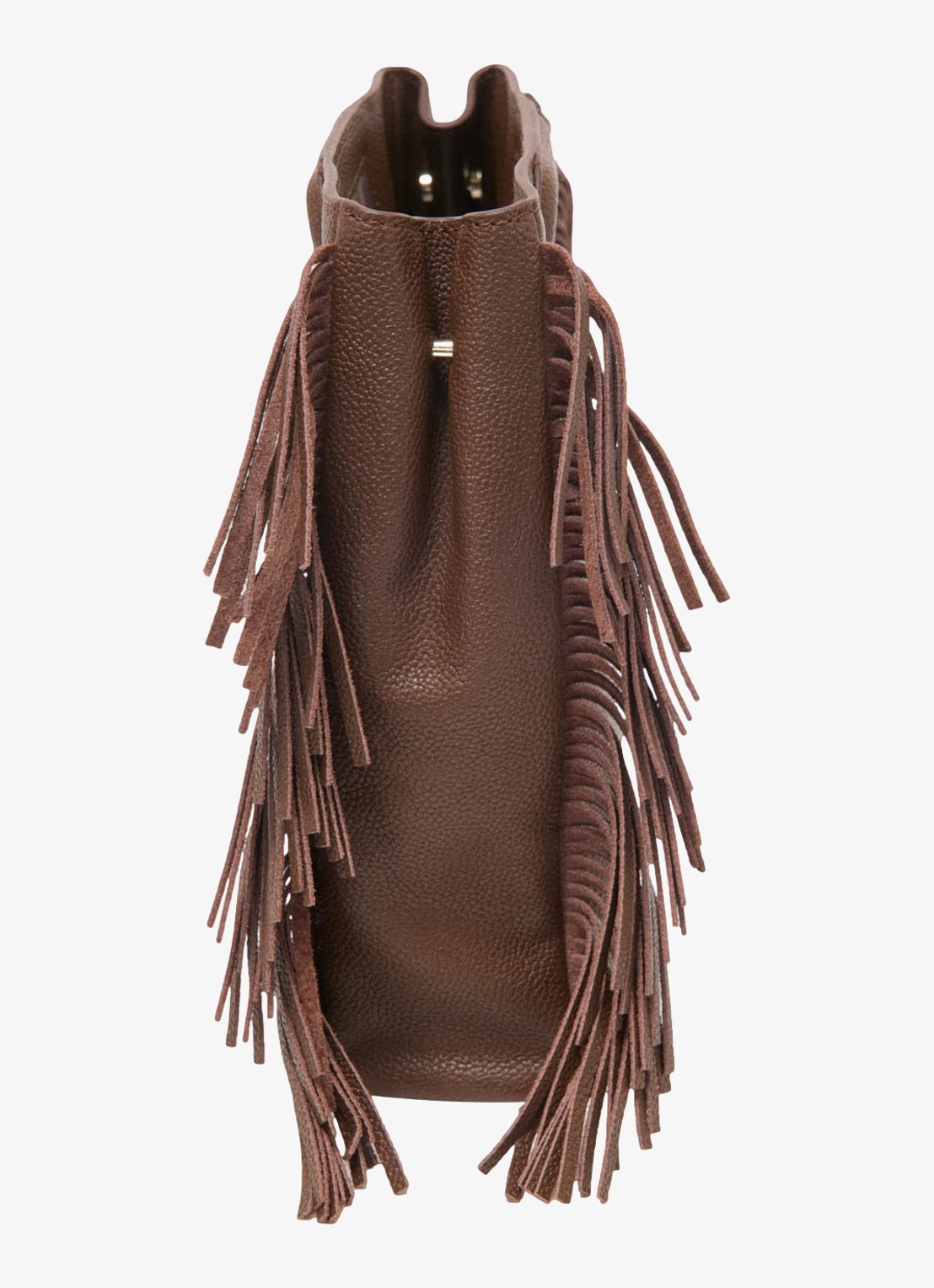 Maje Crossbodytas met franjes - detail 4 bruin
