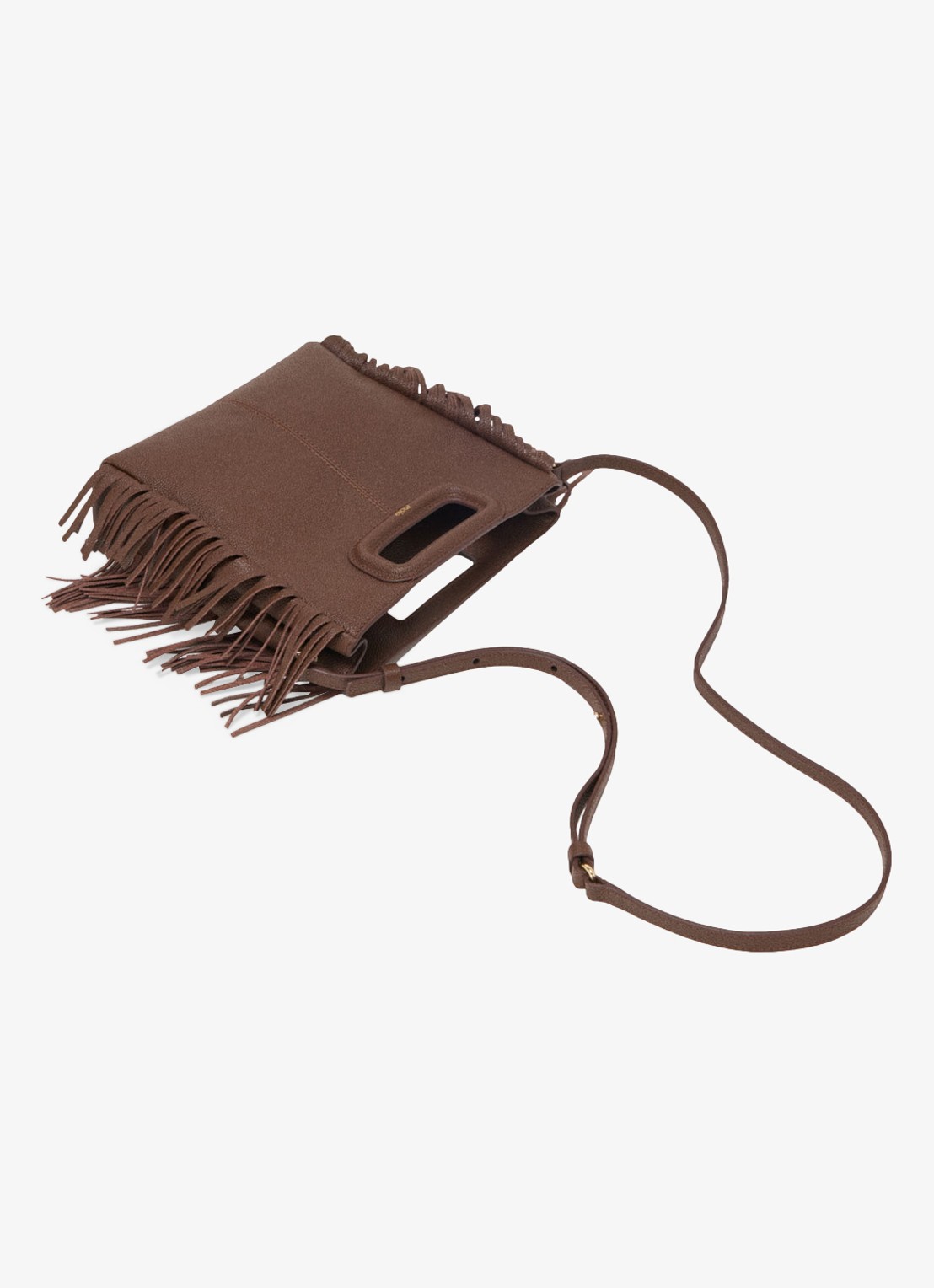 Maje Crossbodytas met franjes - detail 6 bruin